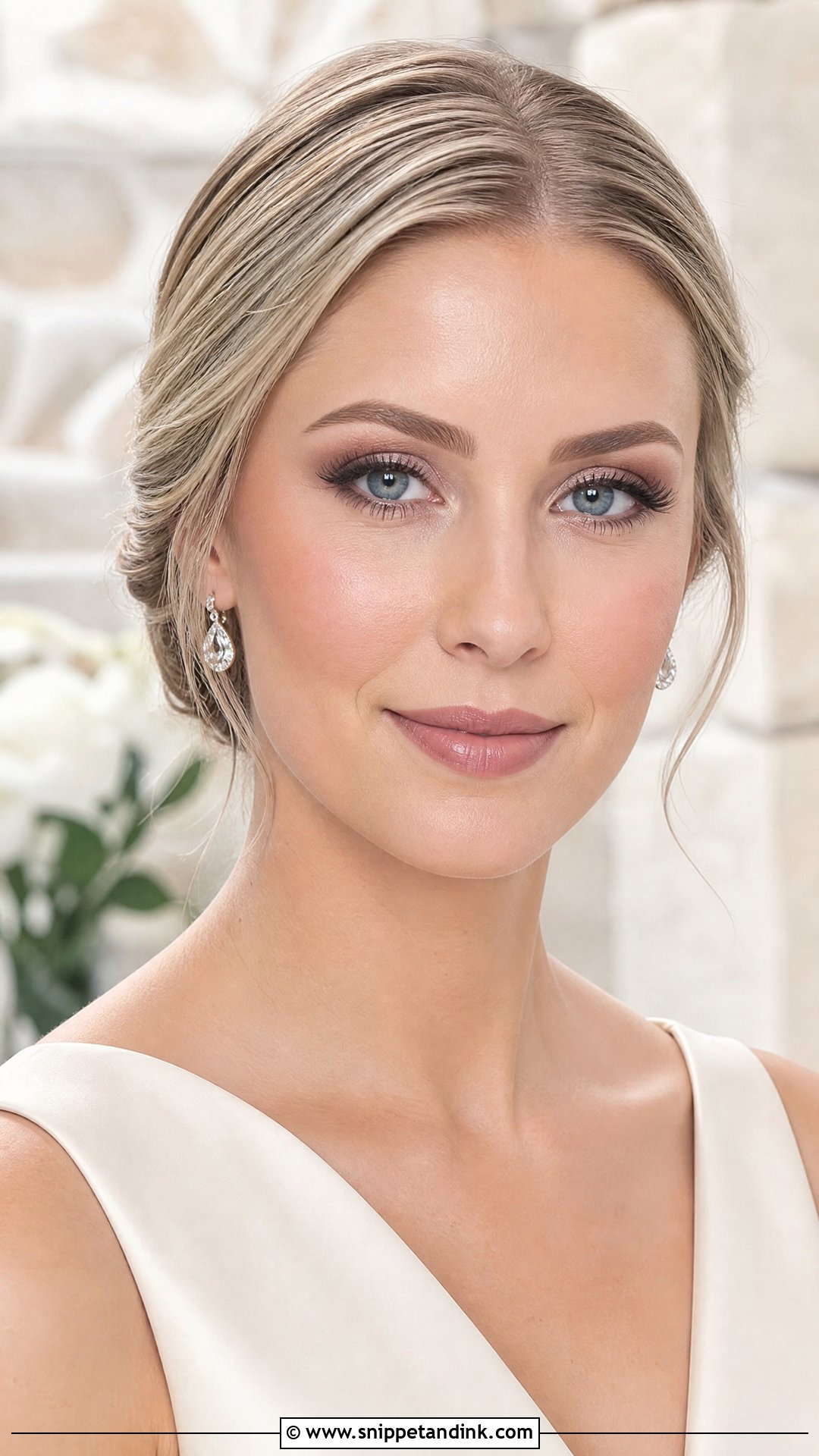 Taupe Wedding Makeup For Blue Eyes - Snippet and Ink - 20 Wedding Makeup Looks for Blue Eyes
