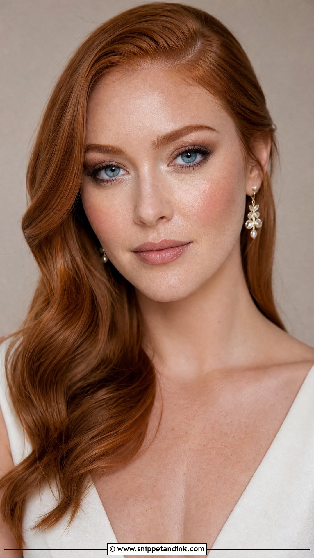 Taupe Wedding Makeup for Blue Eyes and Red Hair - Snippet and Ink - 20 Wedding Makeup for Blue Eyes and Red Hair