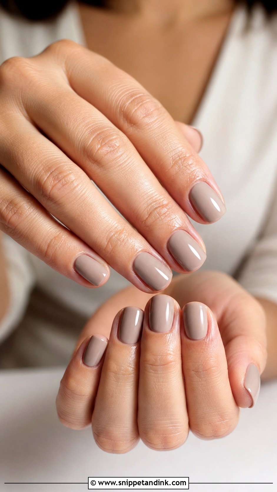 Taupe Wedding Nails - Snippet and Ink - 20 Wedding Nails for Mother of the Bride