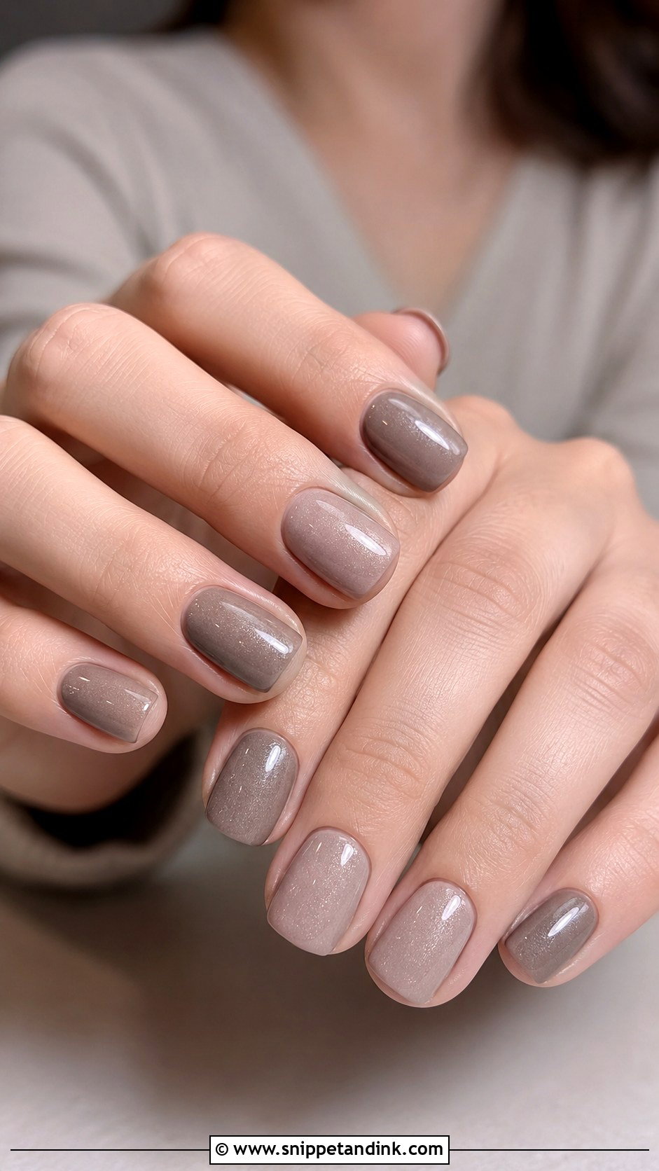 Taupe Winter Wedding Guest Nails - Snippet and Ink - 20 Winter Wedding Nails Guest