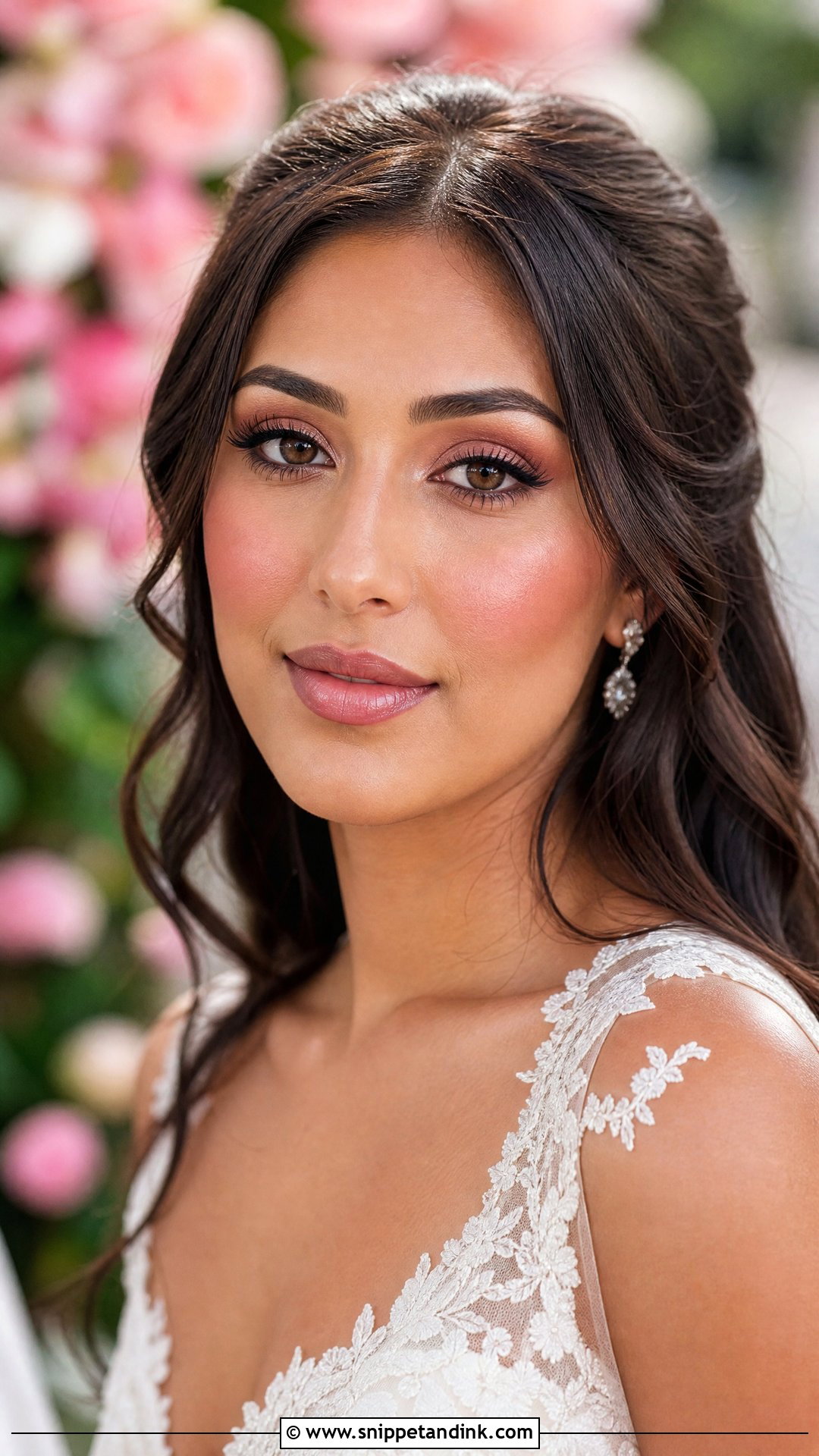 Taylor Hill Rose Blush Wedding Makeup - Snippet and Ink - 20 Taylor Hill Wedding Makeup Ideas