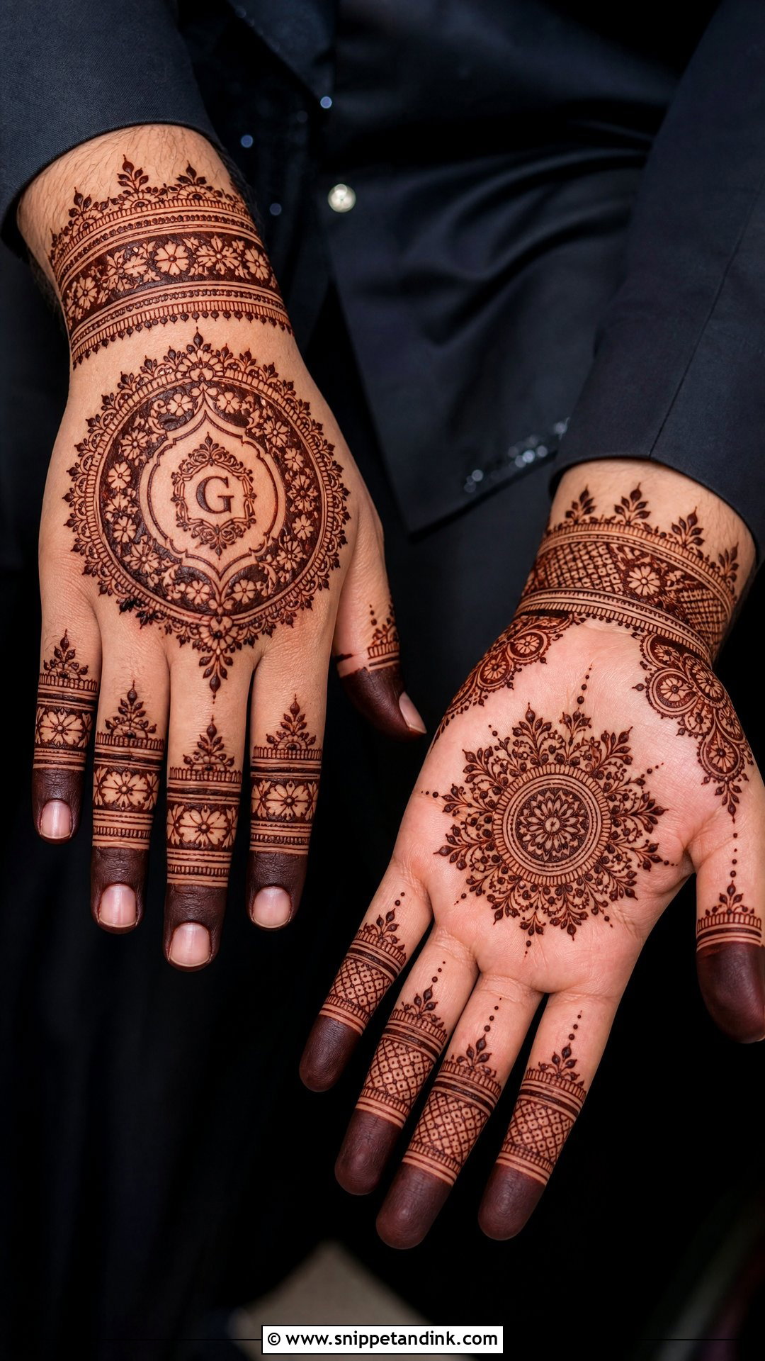 Team Groom Brother Mehndi Design - Snippet and Ink - 25 Team Groom Mehndi Design Ideas