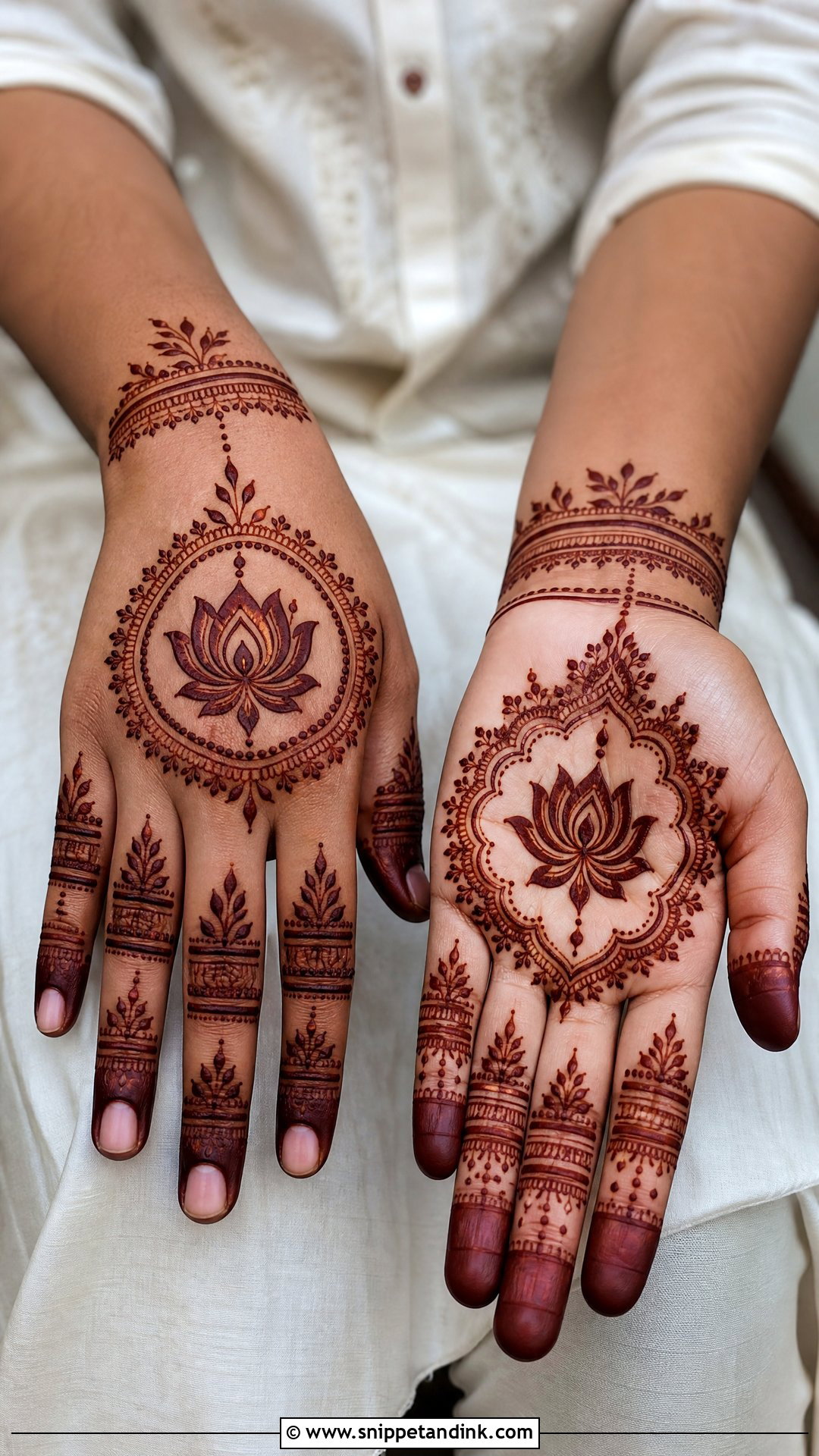 Team Groom Lotus Mehndi Design - Snippet and Ink - 25 Team Groom Mehndi Design Ideas