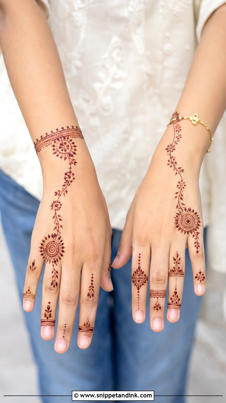 Teen Mehndi Design - Snippet and Ink - 35 Best Mehndi Designs