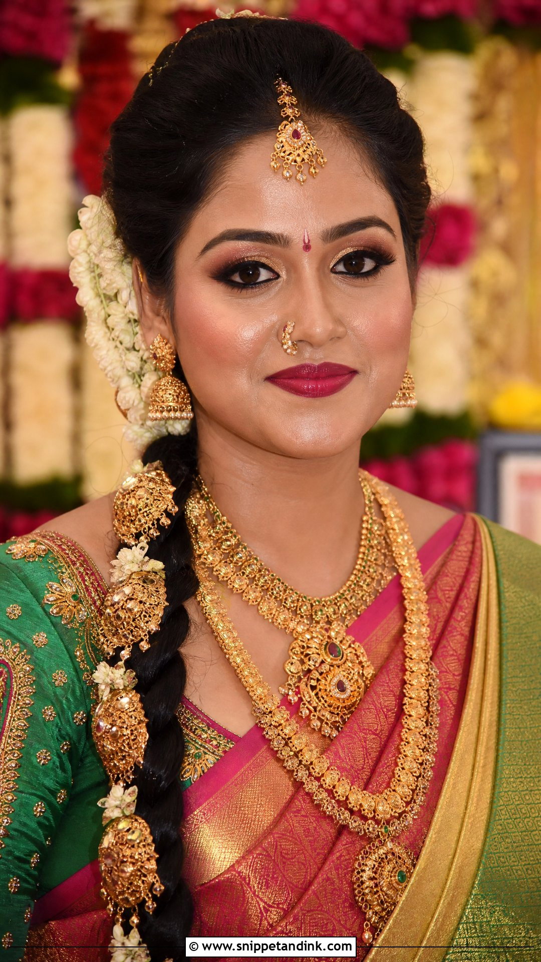 Telugu Bridal Makeup - Snippet and Ink - 20 Traditional South Indian Bridal Makeup Ideas