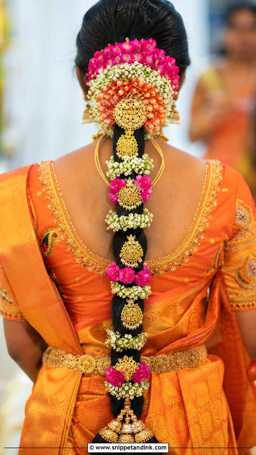 Telugu Bridal Poola Jada - Snippet and Ink - 20 South Indian Wedding Bridal Hairstyle Ideas