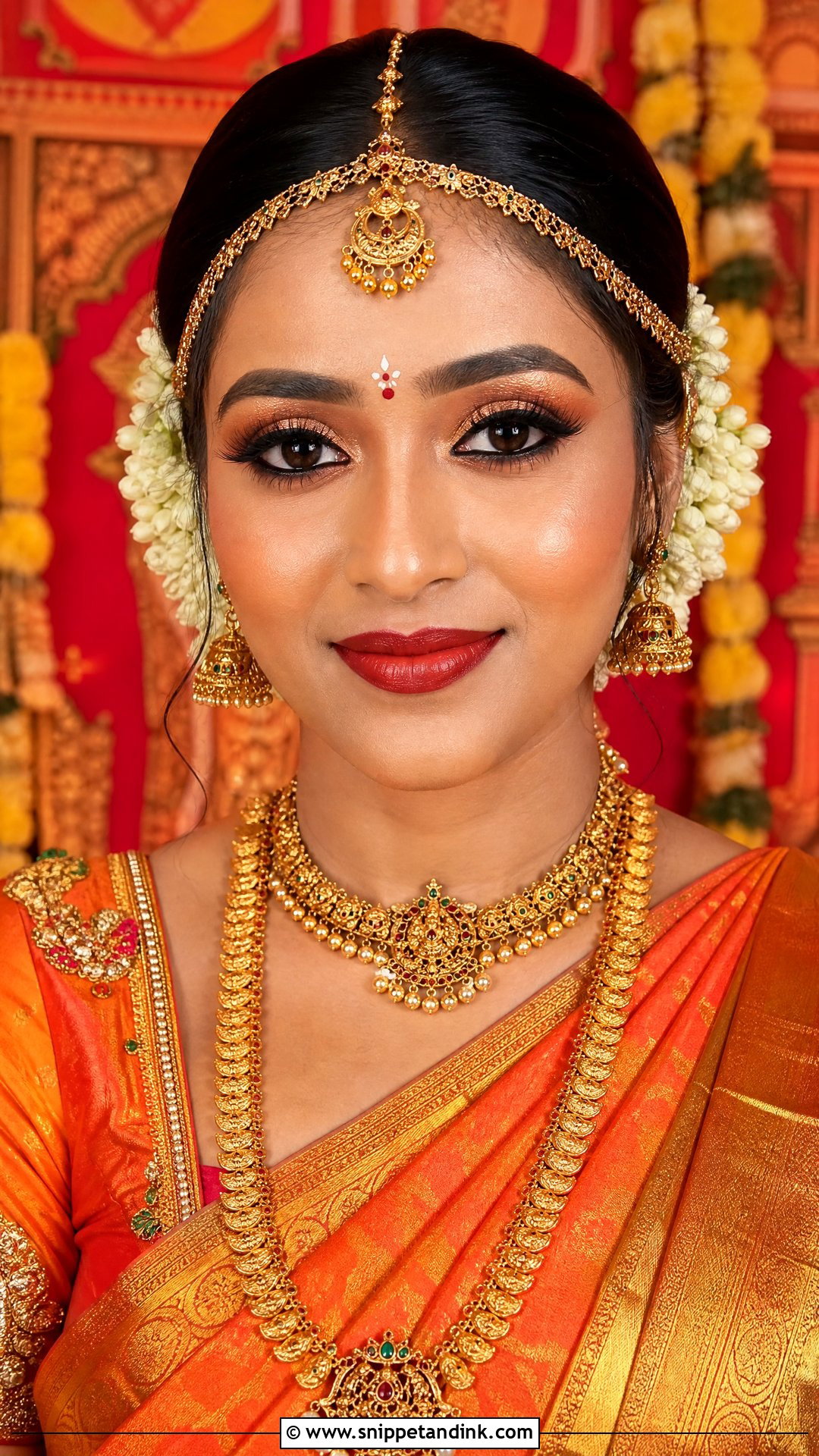 Telugu Hindu Bridal Makeup - Snippet and Ink - 20 Hindu Bridal Makeup Ideas