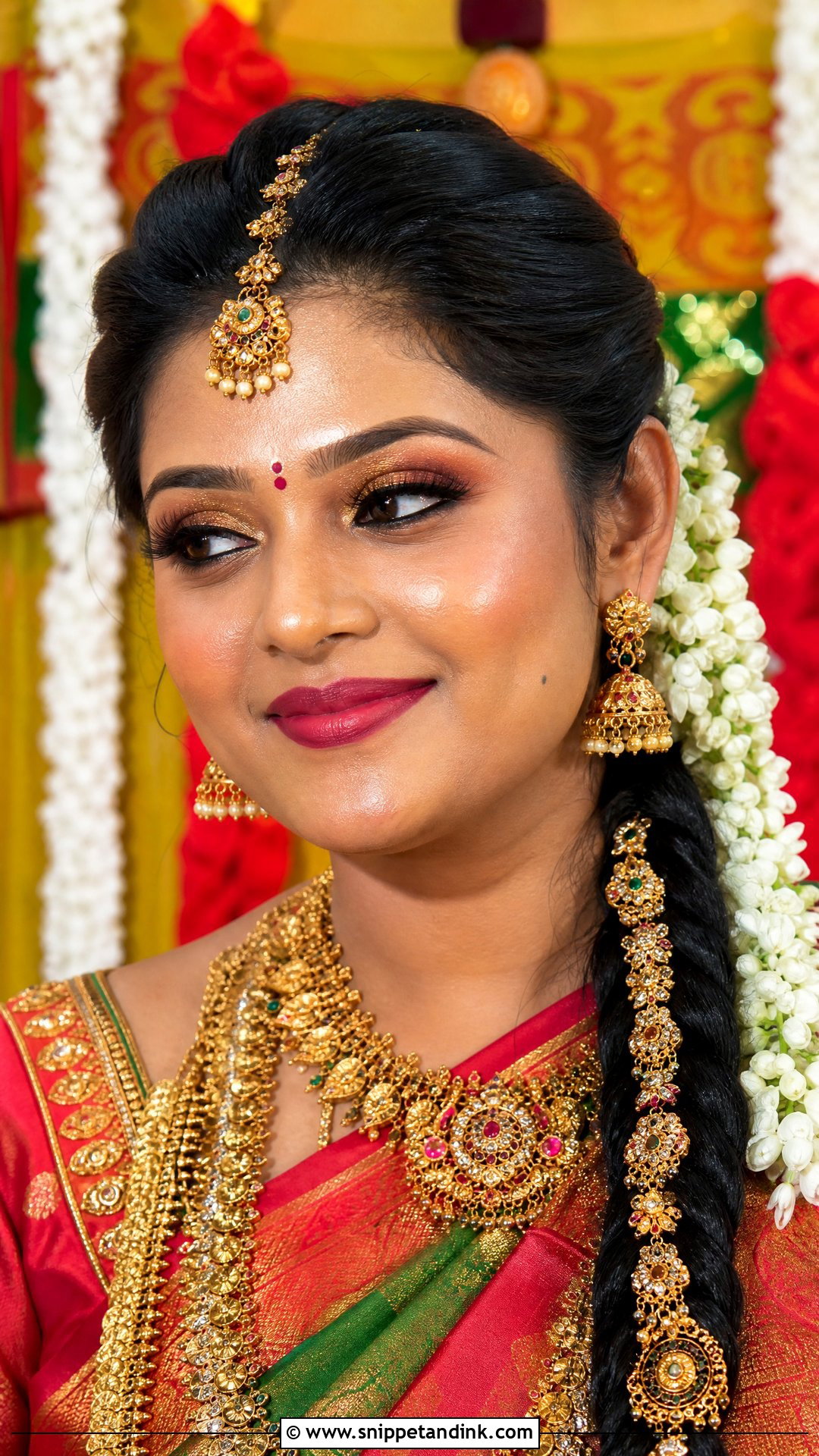 Telugu South Indian Bridal Makeup - Snippet and Ink - 25 South Indian Bridal Makeup Ideas