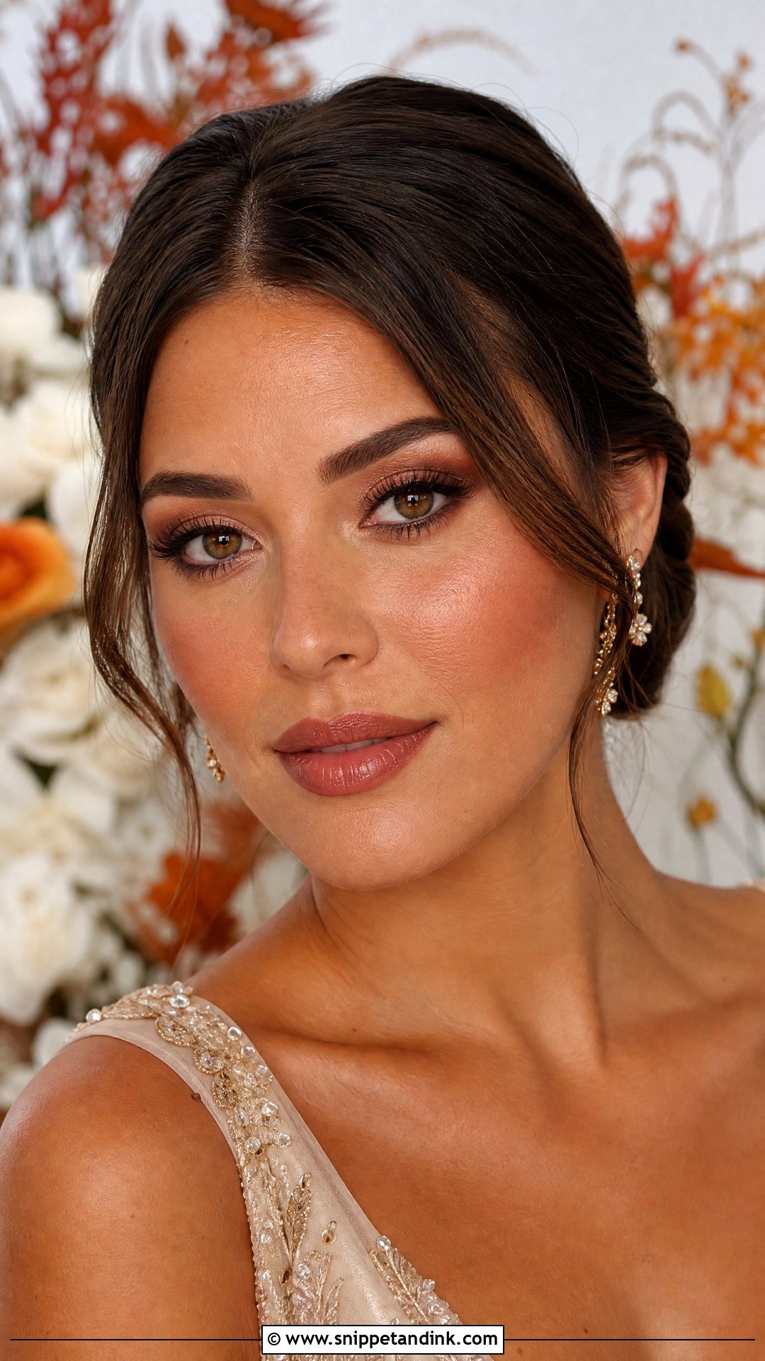 Terracotta Bridal Makeup For Tan Skin - Snippet and Ink - 20 Bridal Makeup Tan Skin Ideas