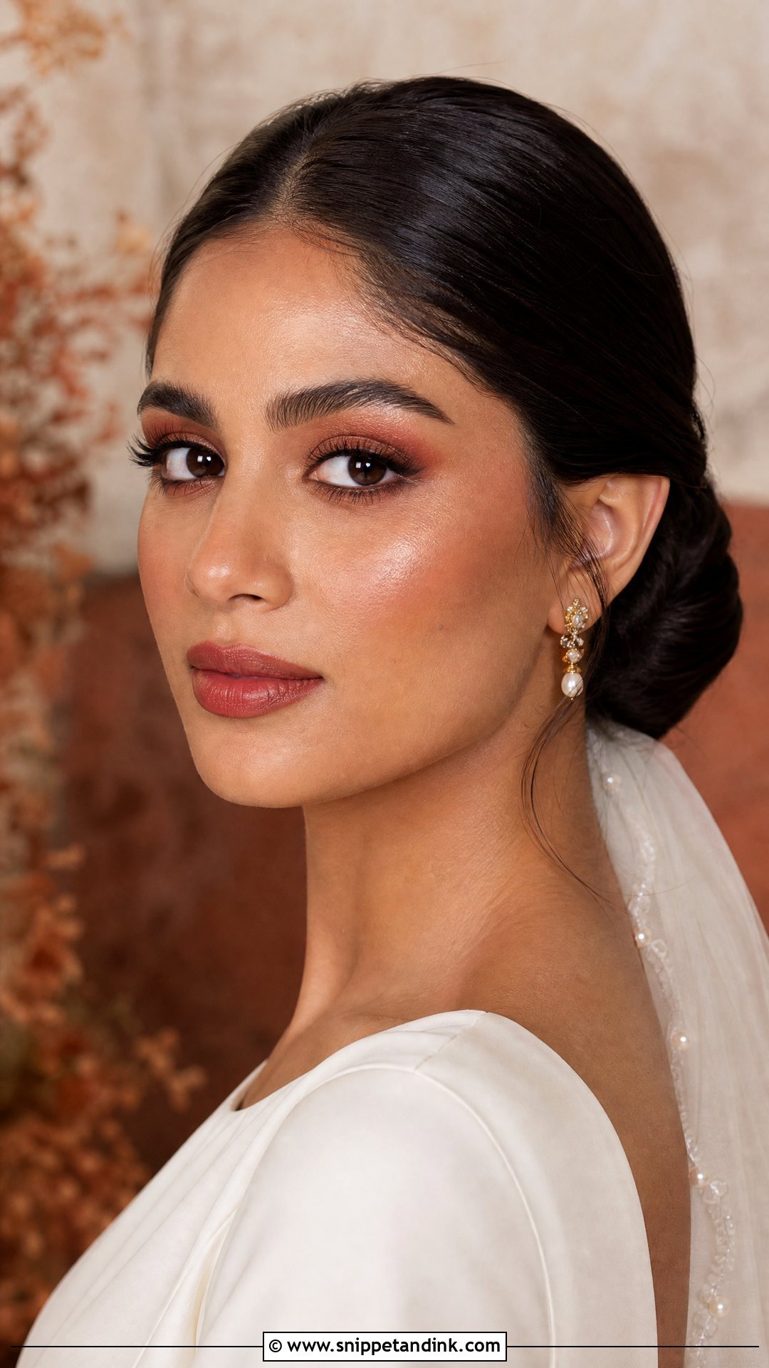Terracotta Bridal Makeup - Snippet and Ink - 20 Warm Bridal Makeup Ideas