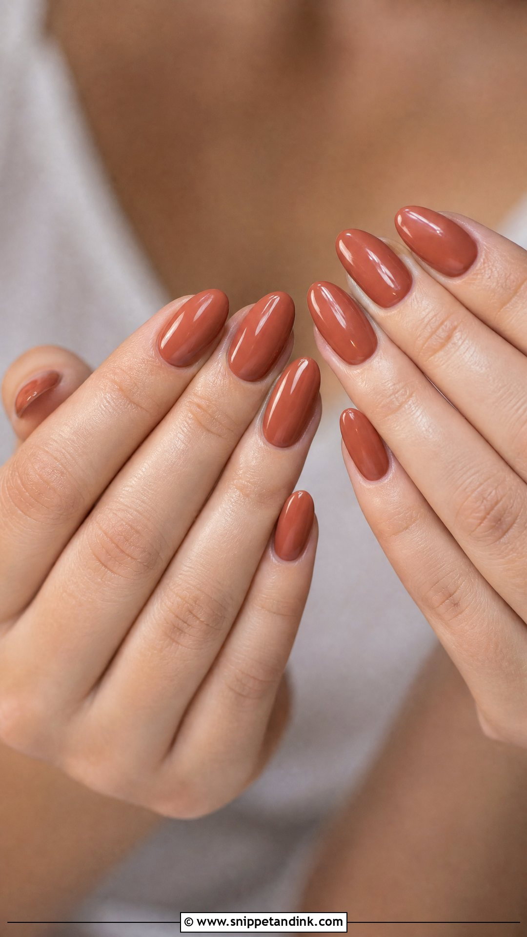Terracotta Fall Bridal Nails - Snippet and Ink - 25 Fall Bridal Nails