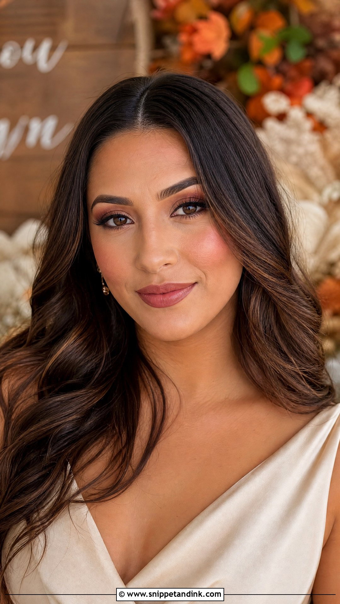 Terracotta Fall Bridesmaid Makeup - Snippet and Ink - 20 Fall Wedding Makeup for Bridesmaids