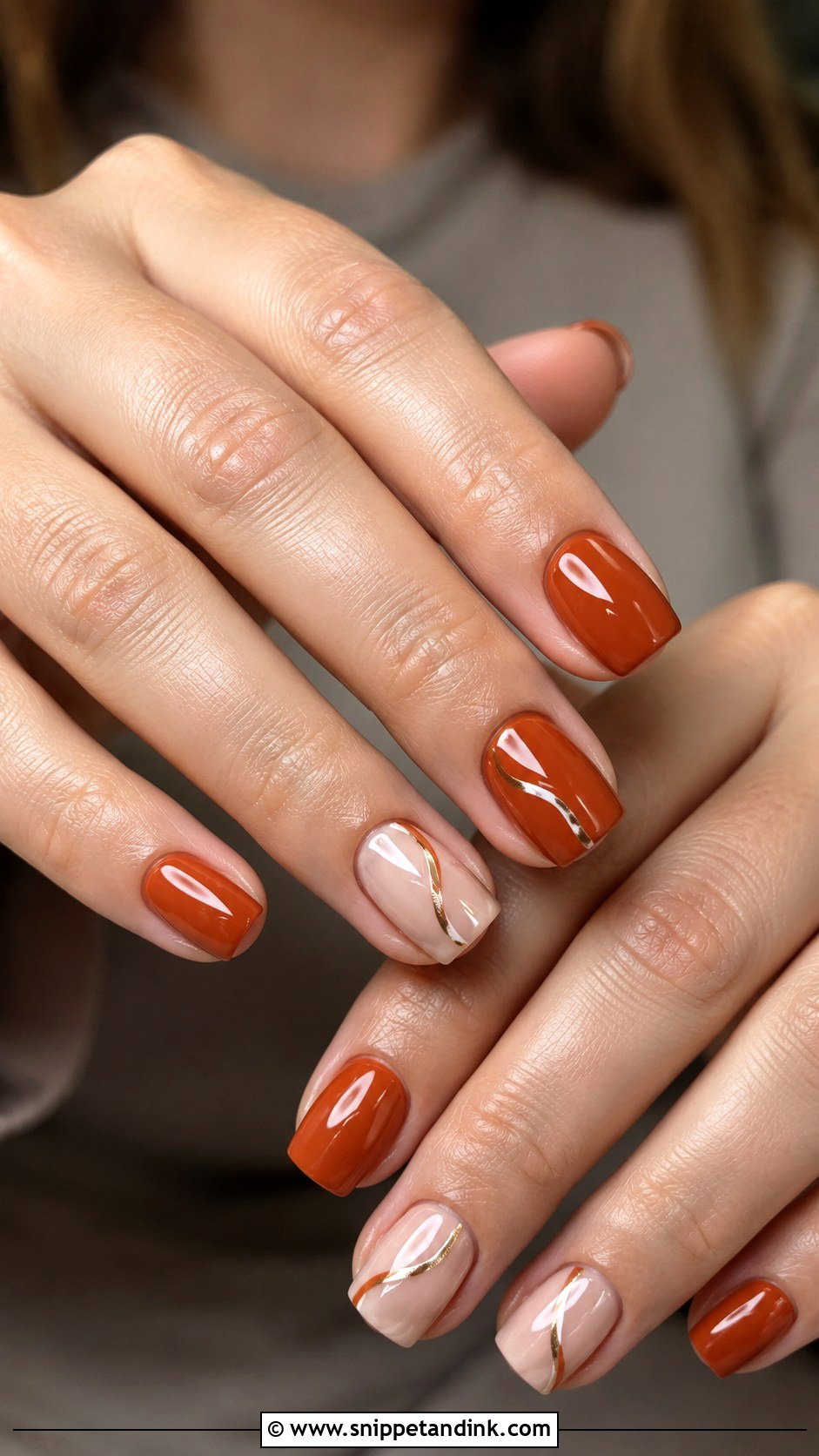 Terracotta Fall Wedding Nails - Snippet and Ink - 20 Fall Nails for Wedding