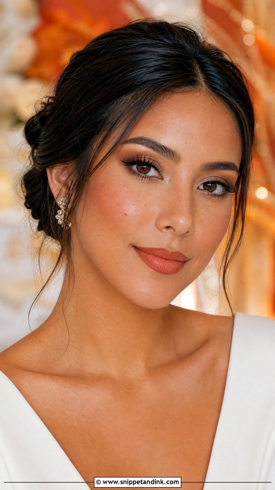 Terracotta Wedding Lip Color - Snippet and Ink - 20 Wedding Lip Color Ideas