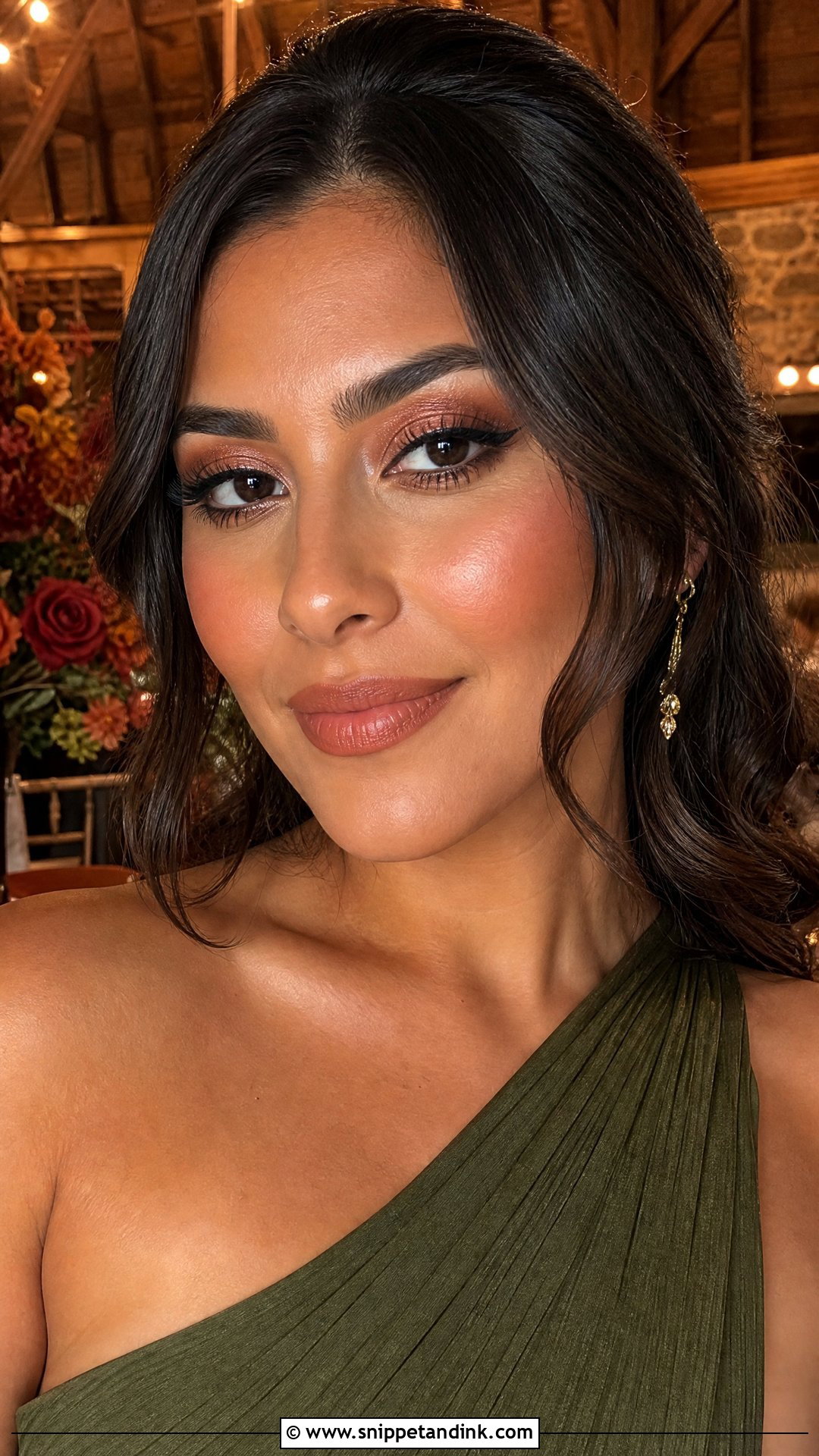 Terracotta Wedding Makeup - Snippet and Ink - 30 Fall Wedding Makeup Ideas