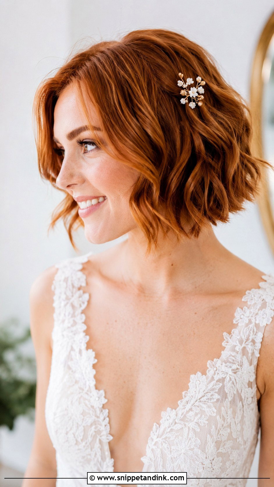 Textured Bob Wedding Haircut - Snippet and Ink - 20 Haircut for Wedding for Women Ideas