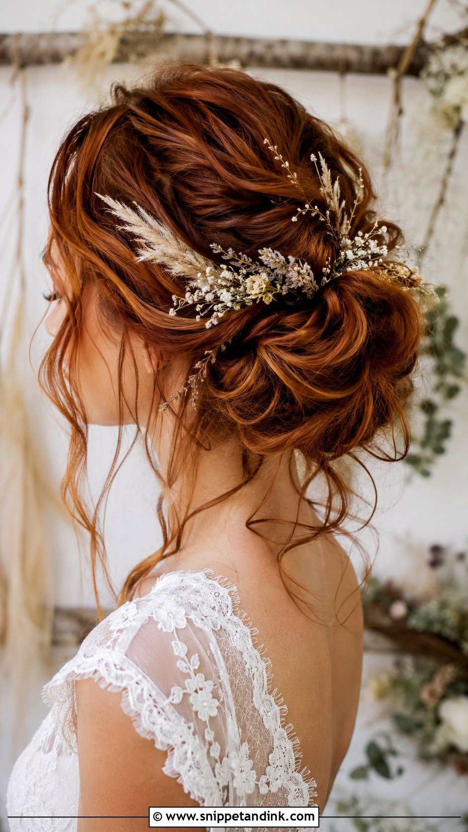 Textured Boho Bun - Snippet and Ink - 20 Romantic Wedding Hairstyles