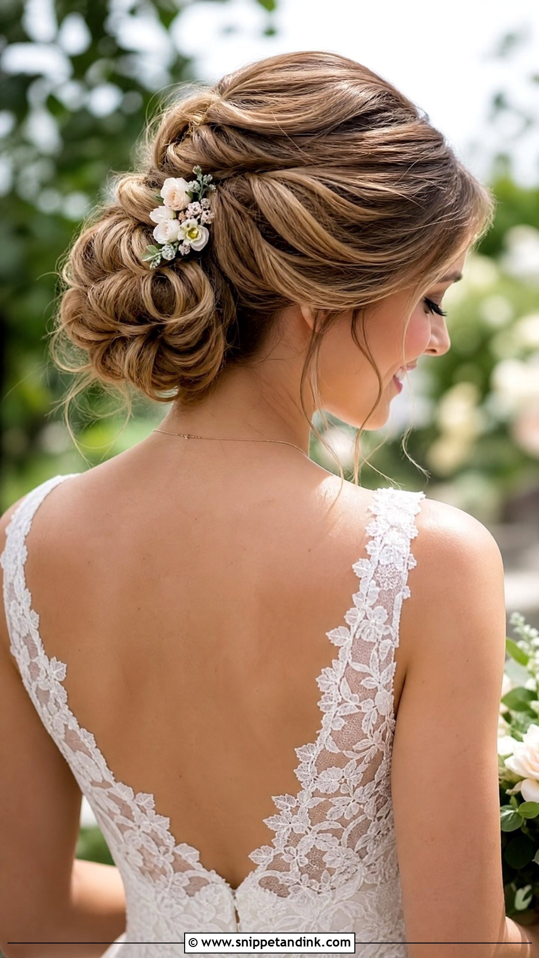Textured Bridal Bun - Snippet and Ink - 20 Modern Bridal Hairstyles