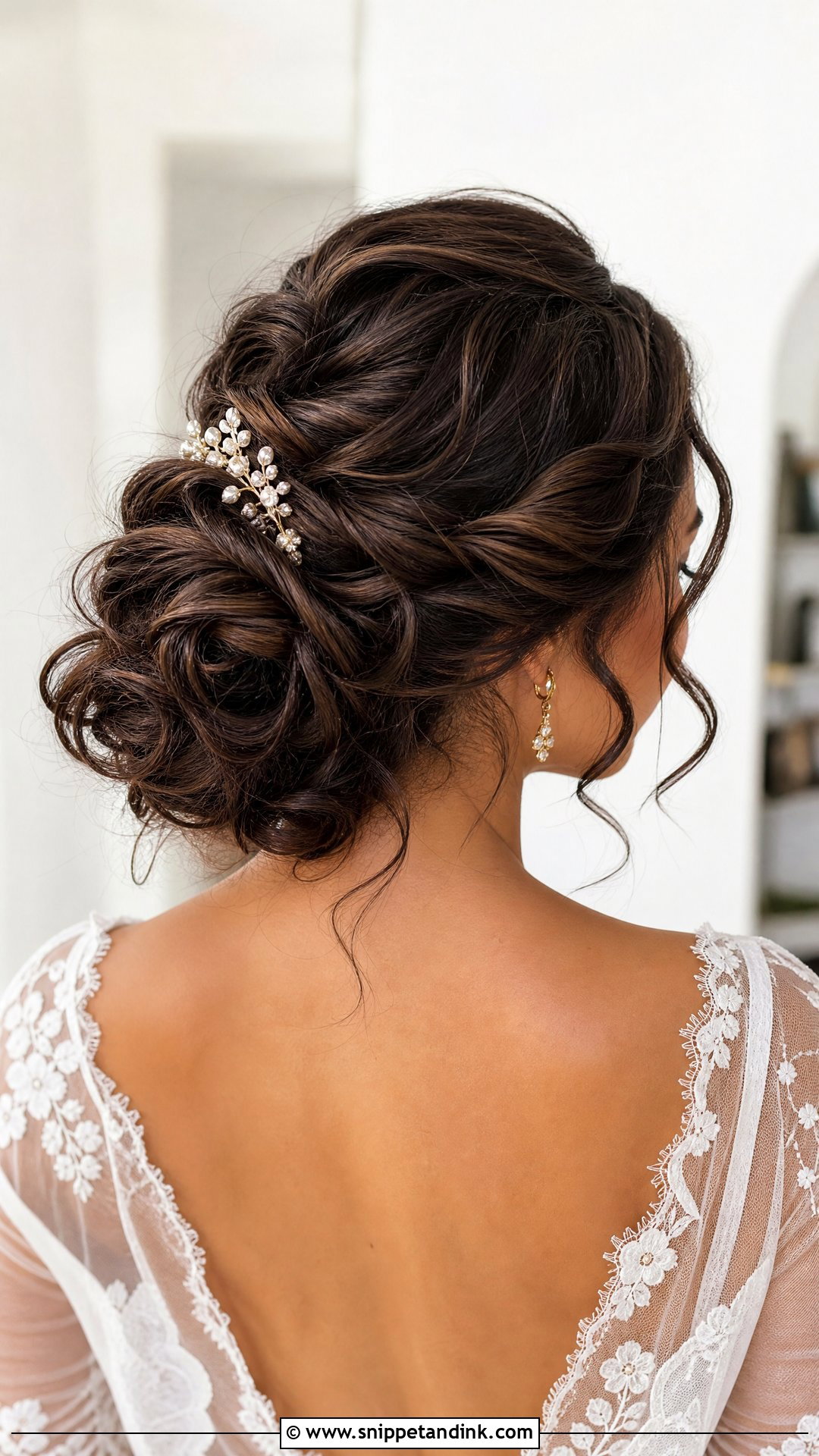 Textured Bridal Bun - Snippet and Ink - 25 Bridal Bun Hairstyles Brides