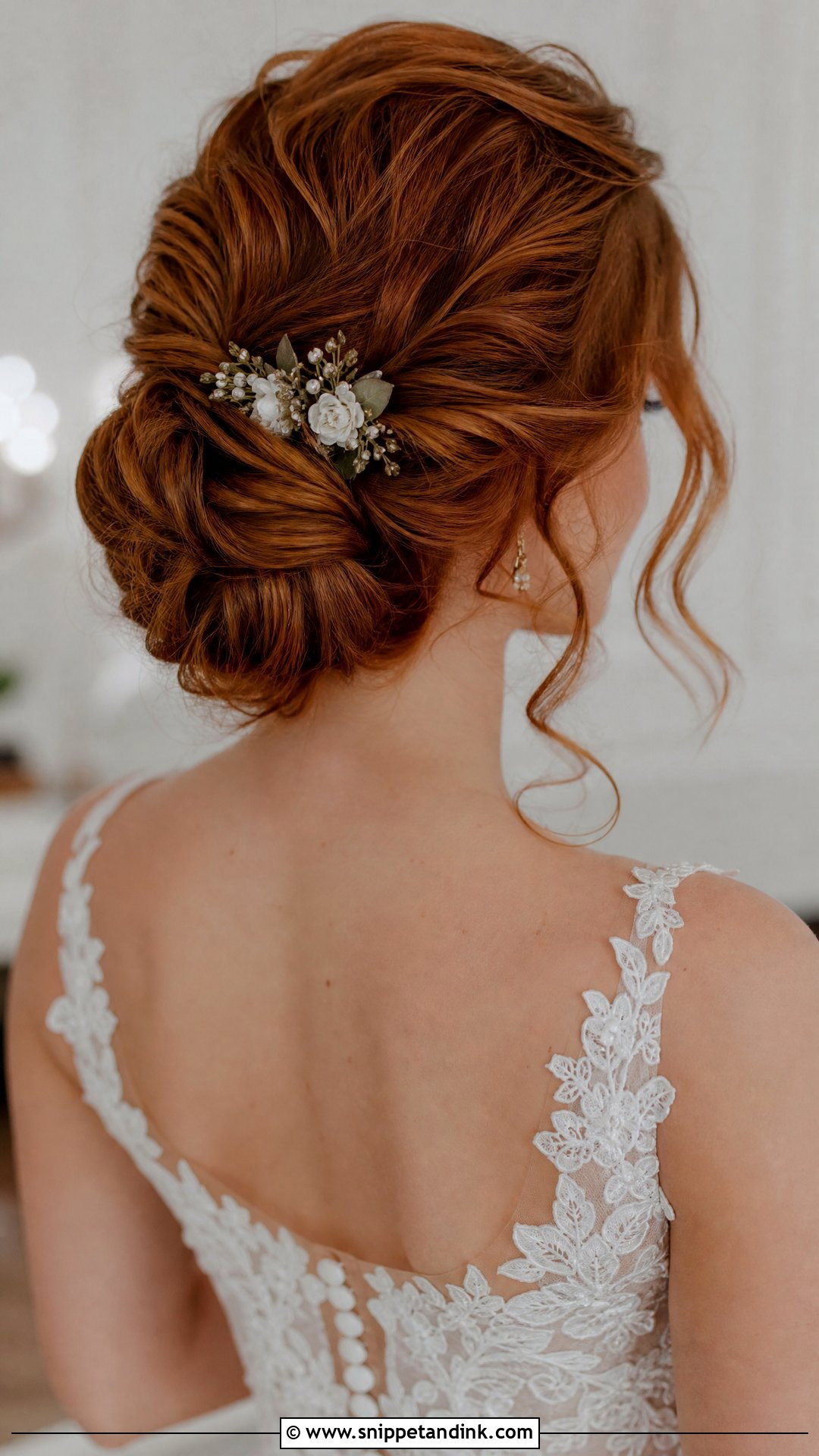 Textured Bridal Chignon - Snippet and Ink - 20 Soft Bridal Hair Ideas