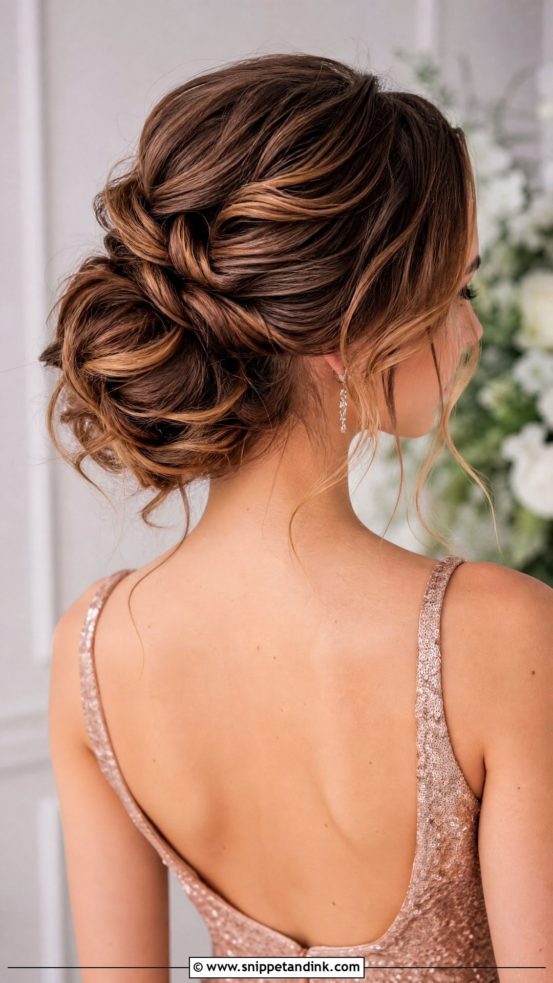 Textured Bridal Party Updo - Snippet and Ink - 15 Bridal Party Hair Updo Ideas