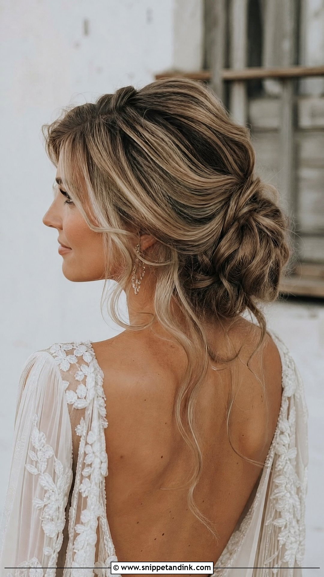 Textured Bridal Updo For Long Hair - Snippet and Ink - 15 Elegant Bridal Hairstyles for Long Hair