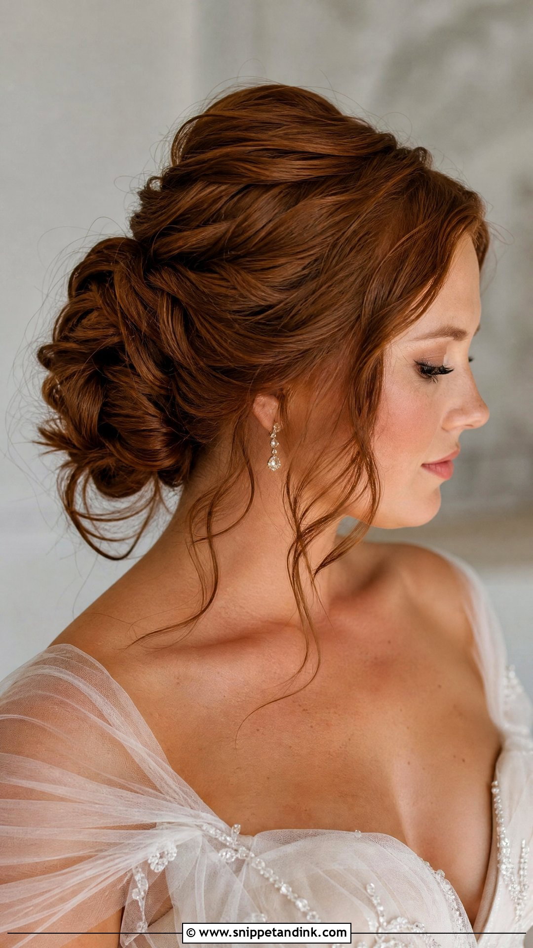 Textured Bridal Updo - Snippet and Ink - 15 Elegant Bridal Updo Hairstyles