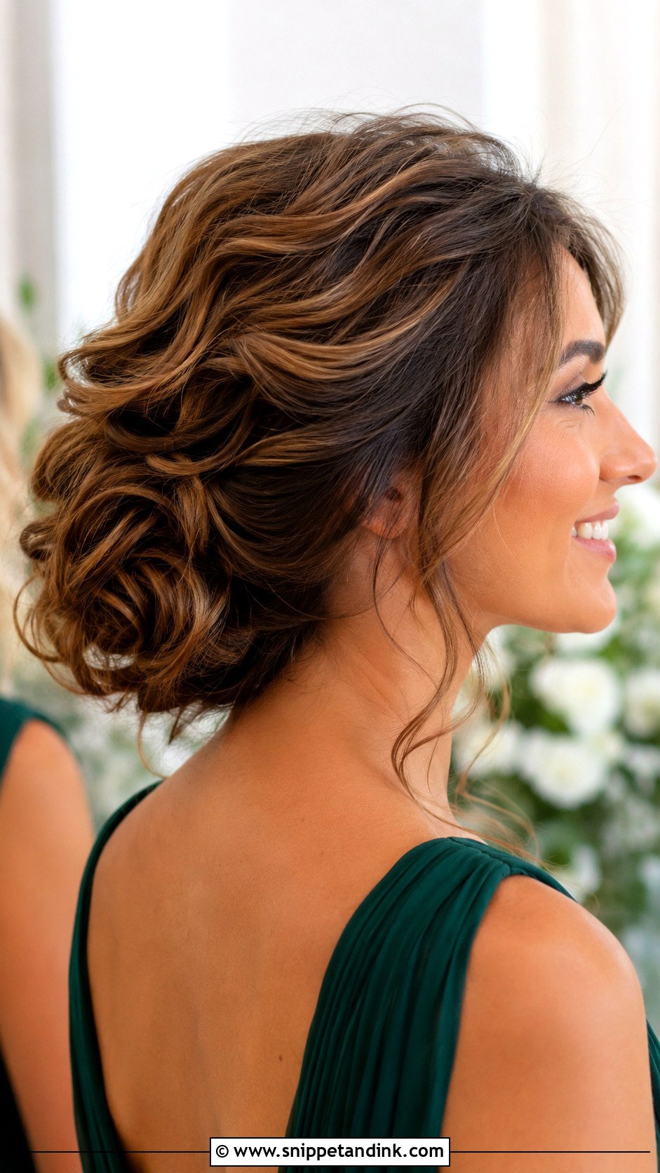 Textured Bridesmaid Updo - Snippet and Ink - 20 Bridesmaids Hair Updo Ideas