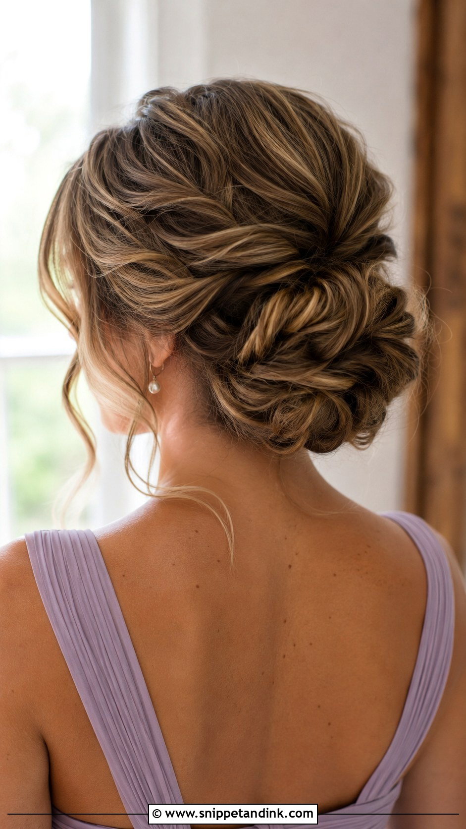 Textured Bridesmaid Updo For Long Hair - Snippet and Ink - 20 Bridesmaid Hair Updo Long Ideas