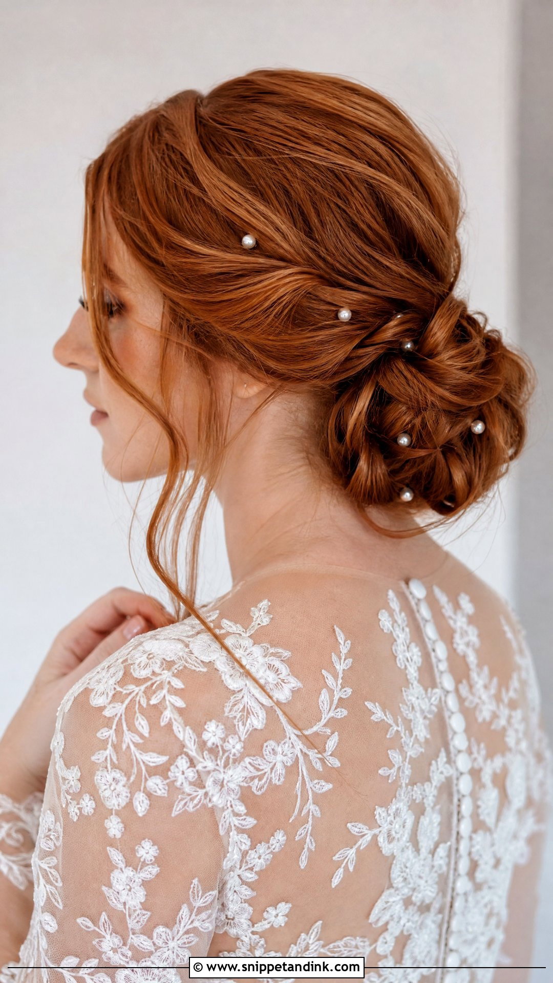 Textured Bun Bridal Hair - Snippet and Ink - 15 Effortless Bridal Hair Ideas