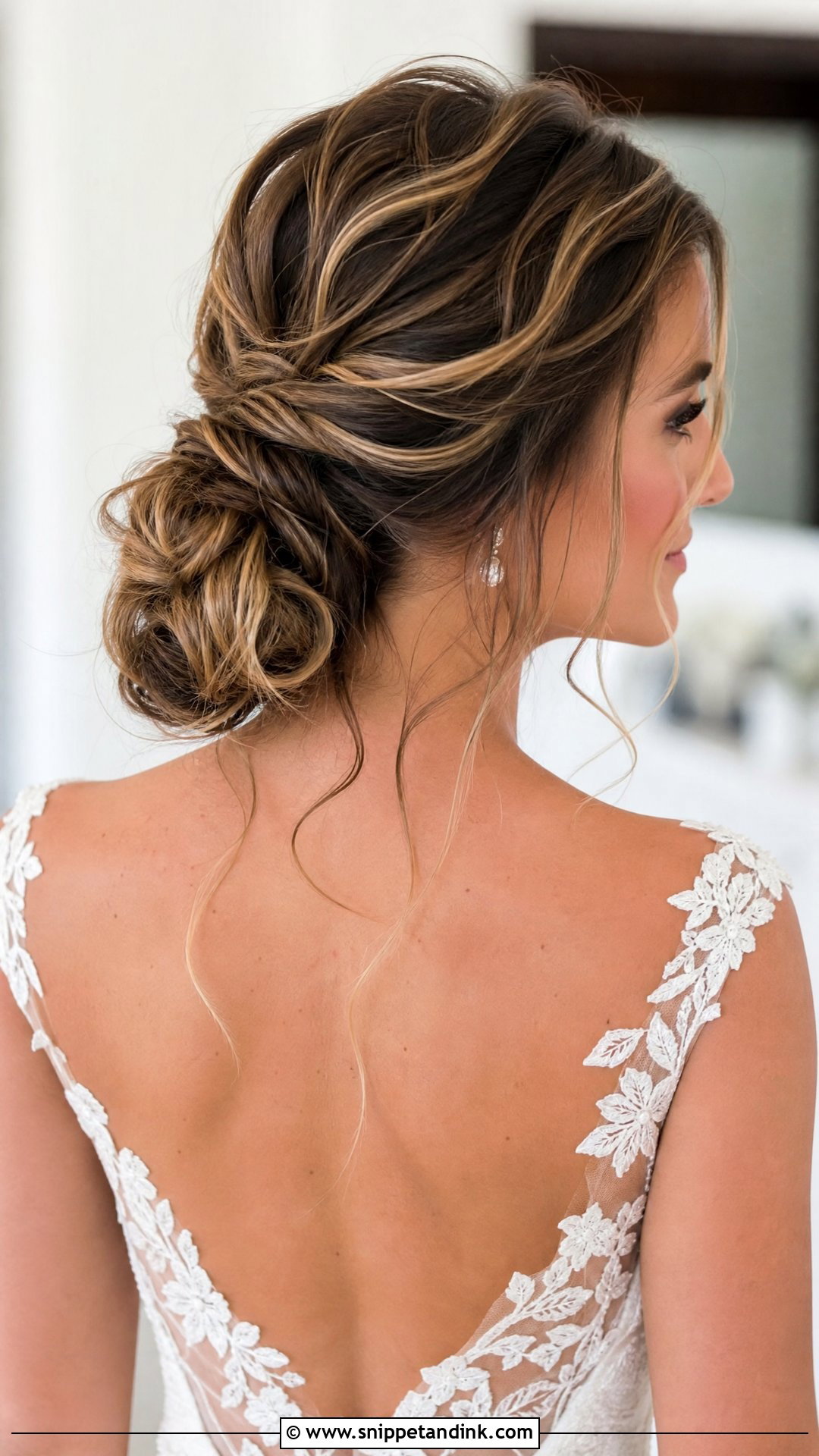 Textured Bun Wedding Updo - Snippet and Ink - 15 Classy Wedding Updo Ideas