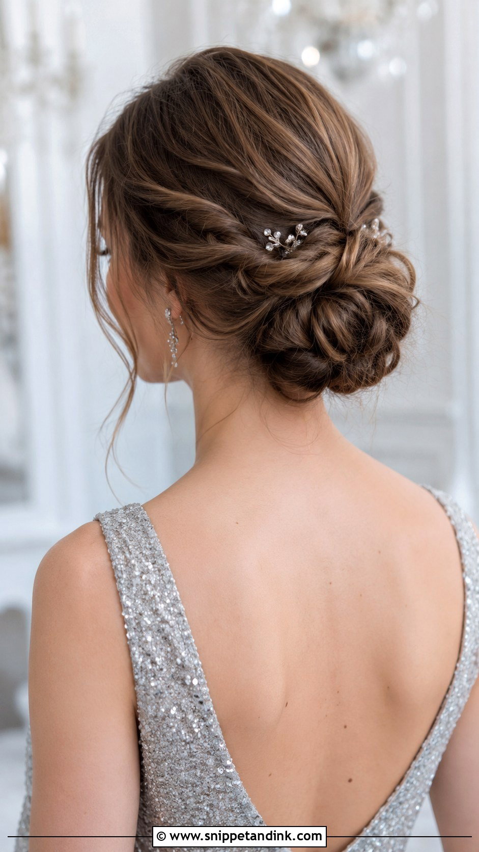 Textured Bun With Twists - Snippet and Ink - 30 Mother of the Groom Hairstyles