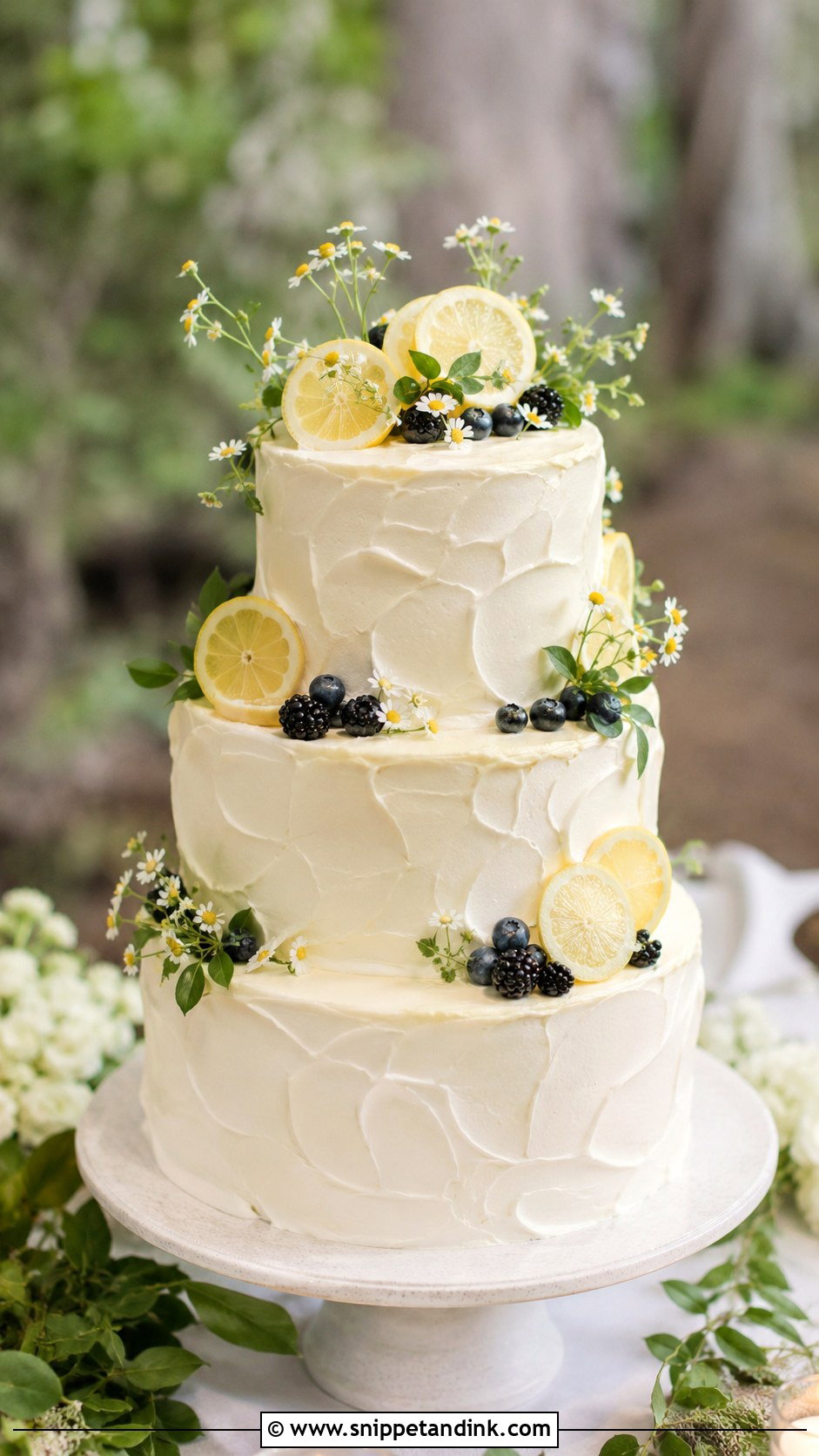 Textured Buttercream Wedding Cake - Snippet and Ink - 20 Gorgeous Wedding Cake Ideas
