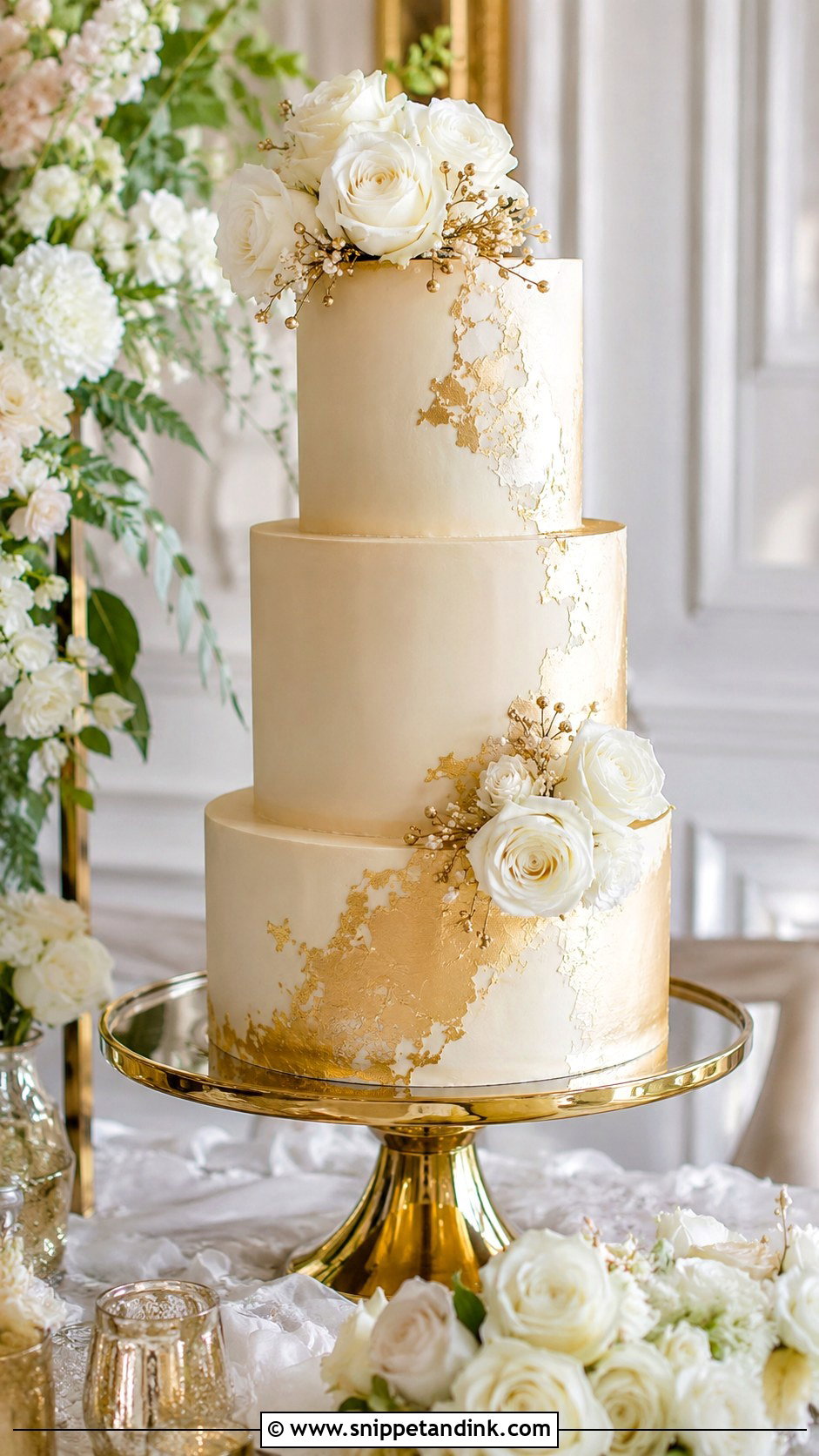 Textured Buttercream Wedding Cake - Snippet and Ink - 20 Wedding Cake Chart