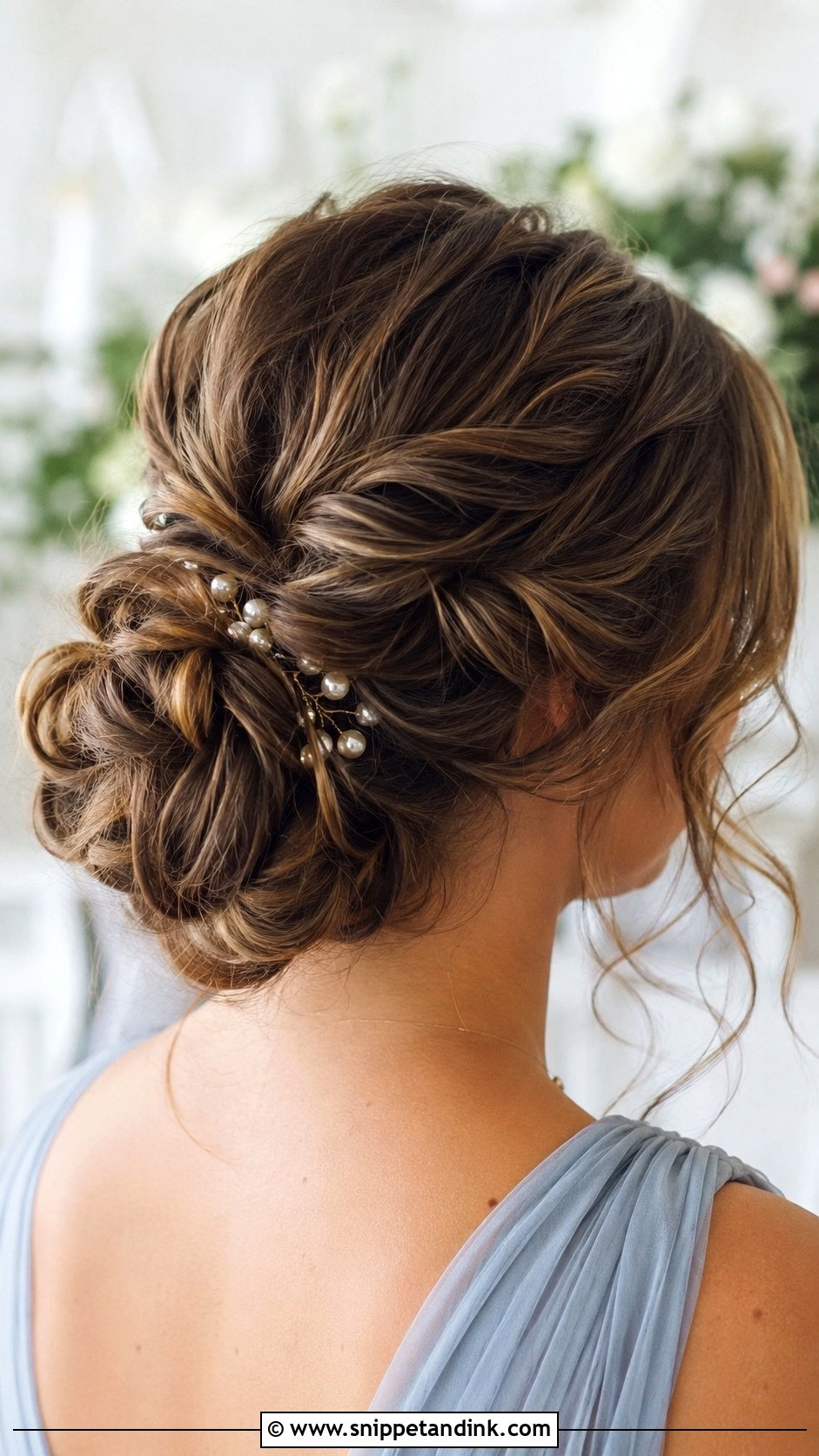 Textured Chignon Bridesmaid Hair - Snippet and Ink - 20 Modern Bridesmaid Hair Ideas