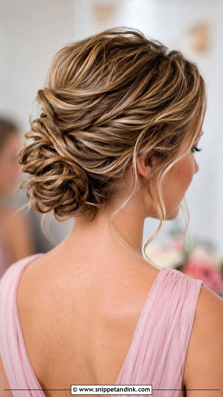 Textured Chignon Bridesmaid Hairdo - Snippet and Ink - 20 Hairdo for Bridesmaid Ideas