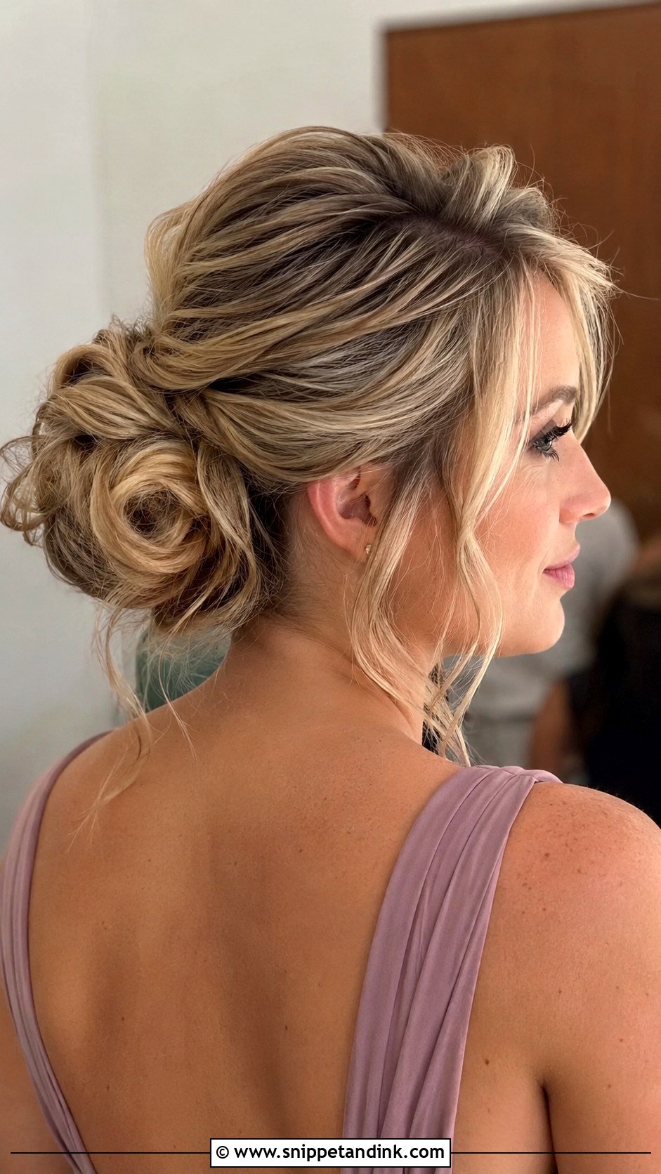 Textured Chignon Bridesmaid Updo - Snippet and Ink - 25 Bridesmaid Updos