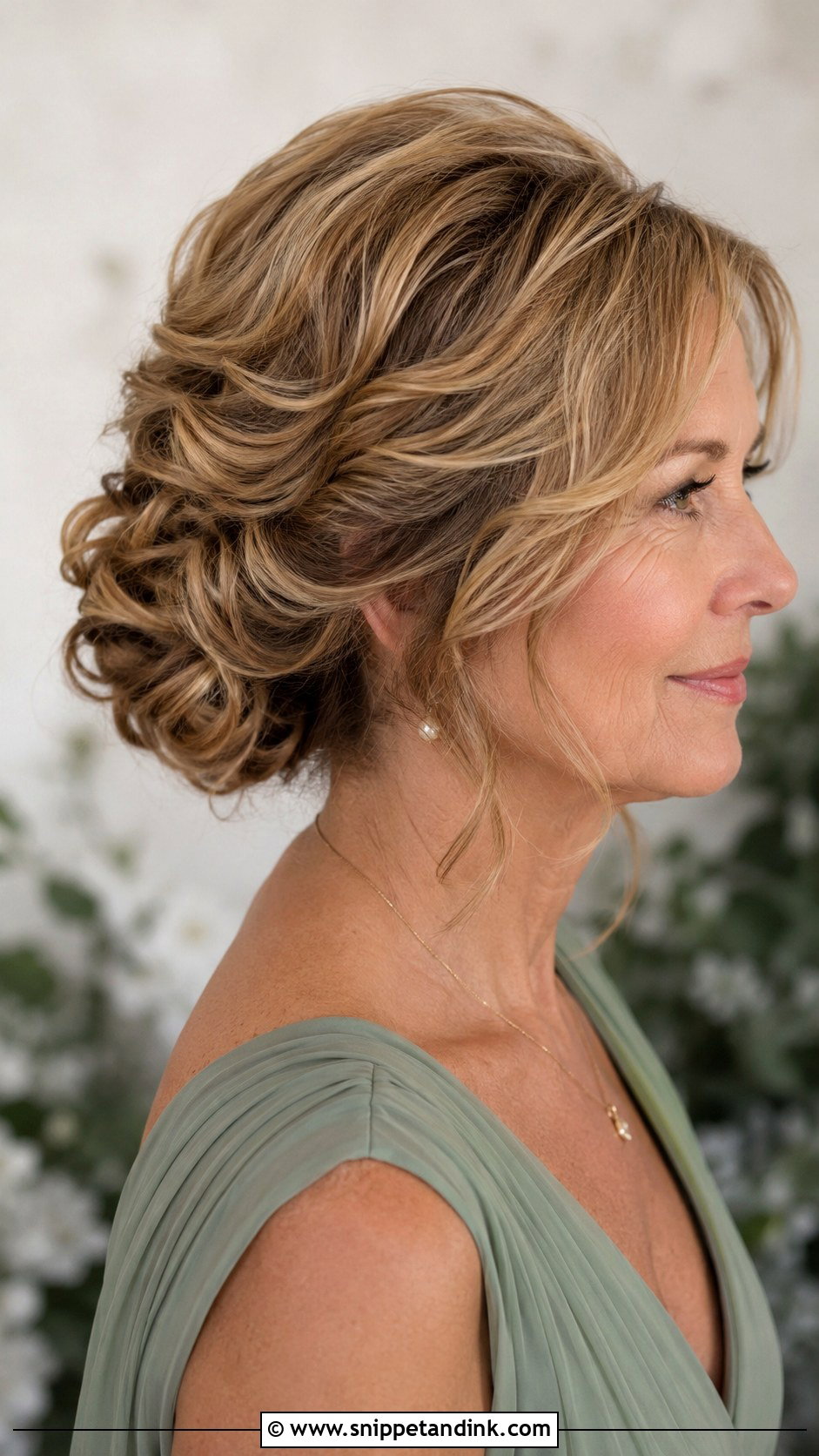 Textured Chignon Mother Of The Bride Updo - Snippet and Ink - 15 Mother of the Bride Classy Hair Updo Ideas