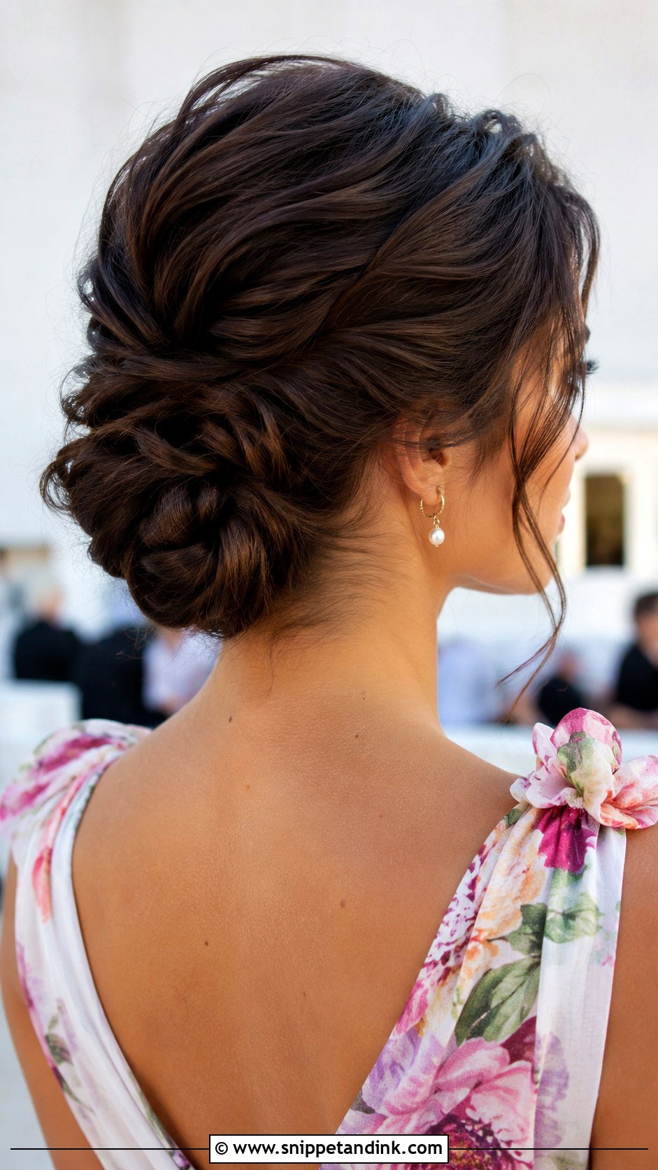 Textured Chignon Wedding Guest Hairstyle - Snippet and Ink - 20 Hairstyles As a Wedding Guest