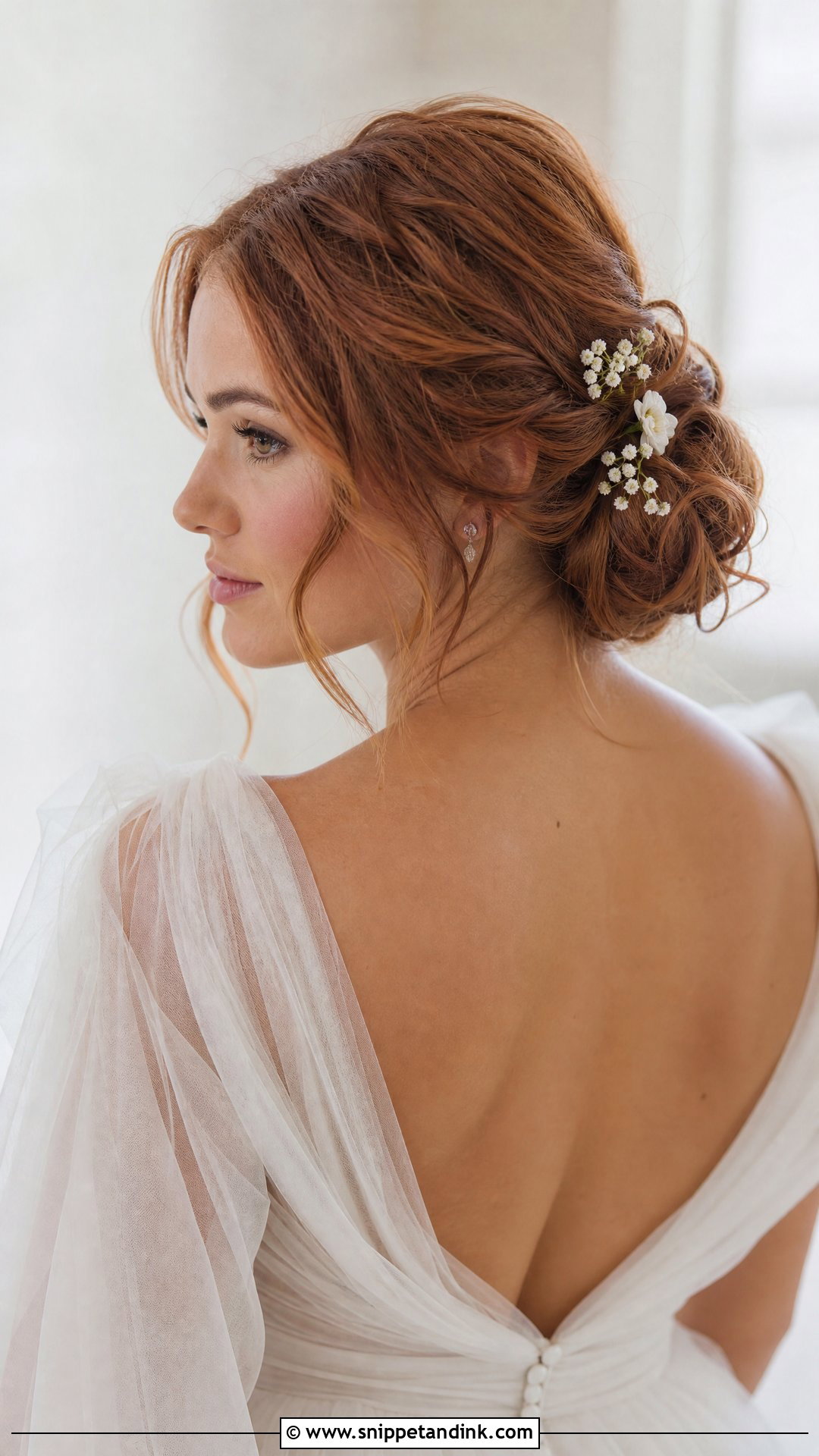 Textured Chignon Wedding Hairstyle - Snippet and Ink - 20 Wedding Day Hairstyle Ideas