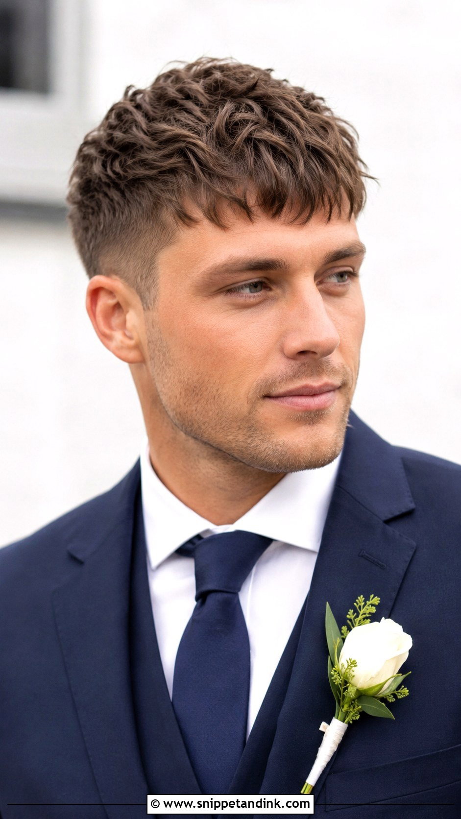 Textured Crop Haircut for Grooms - Snippet and Ink - 25 Wedding Hairstyles Men