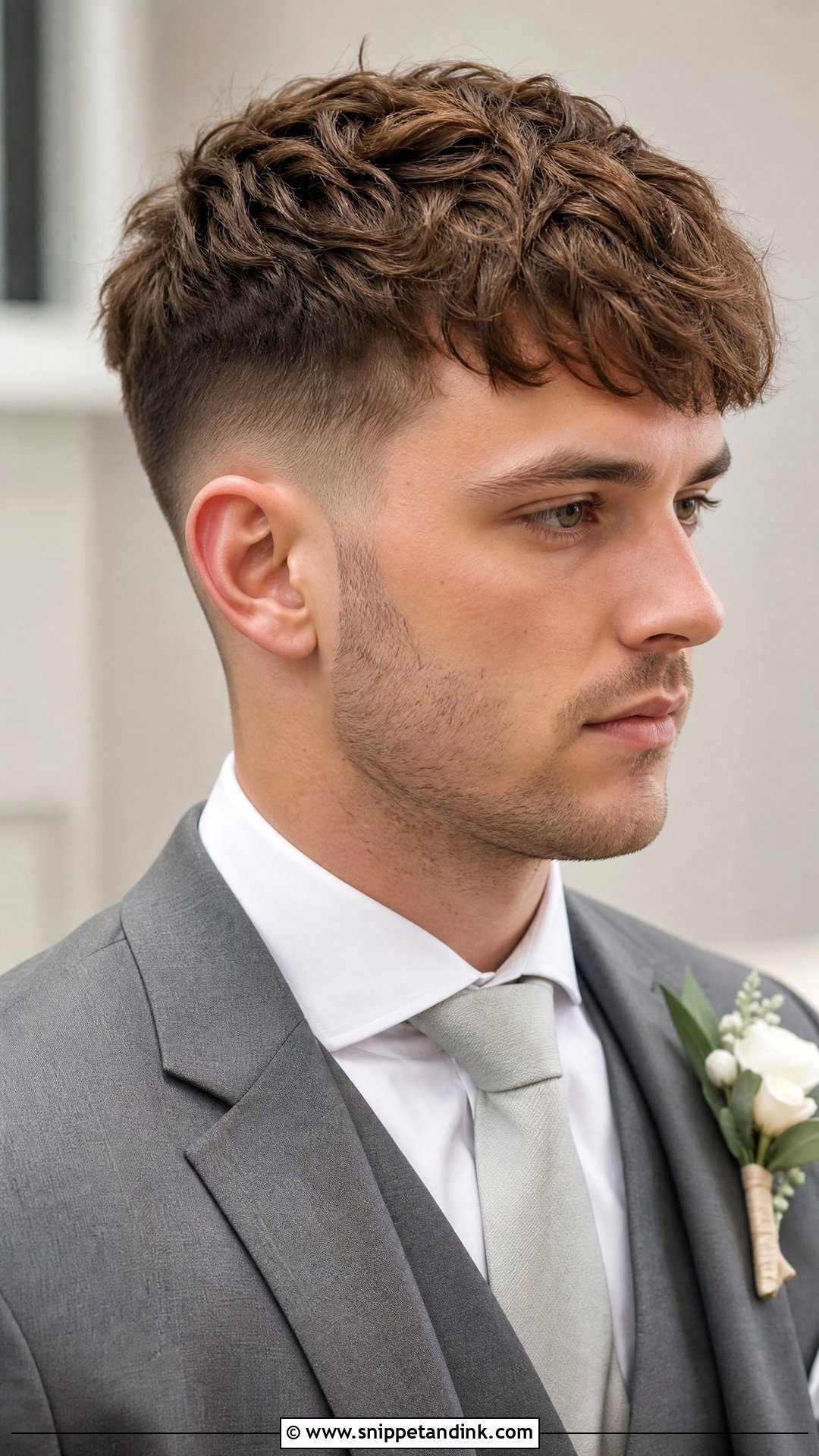 Textured Crop Haircut - Snippet and Ink - 20 Men’s Wedding Hair Ideas