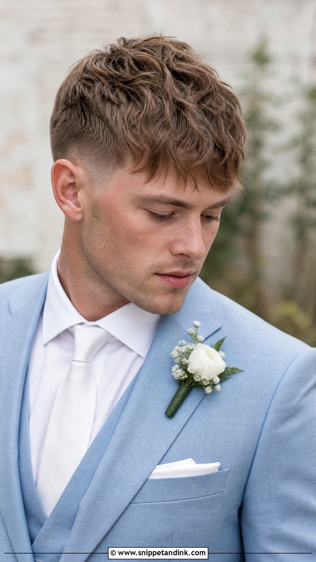 Textured Crop With Fringe - Snippet and Ink - 20 Groom Hair Styles