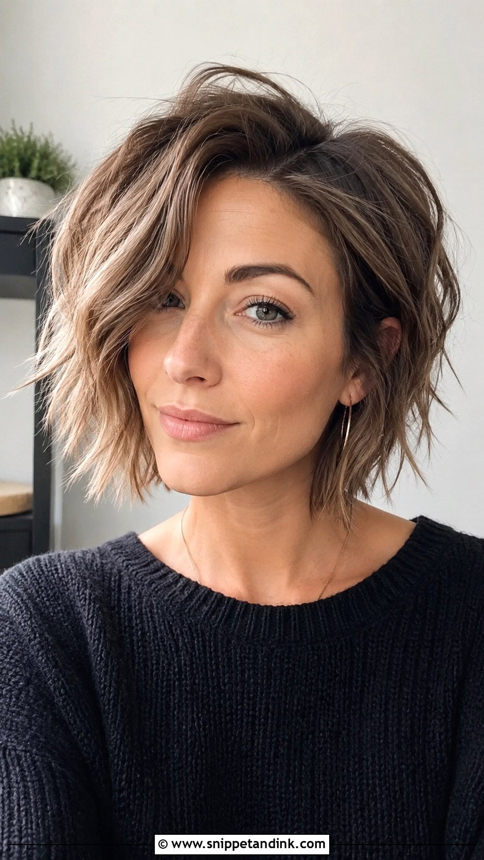 Textured Crop With Volume - Snippet and Ink - 20 Engagement Hairstyles Short Hair