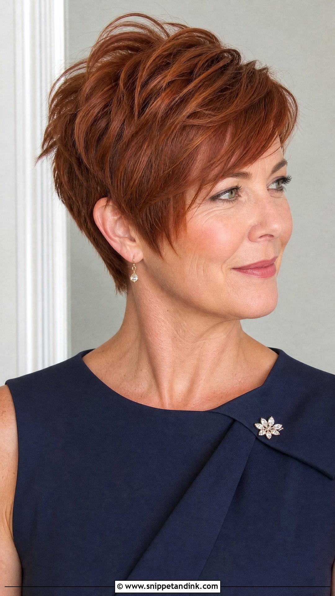 Textured Crop with Volume - Snippet and Ink - 20 Easy Wedding Guest Hairstyles Short Hair