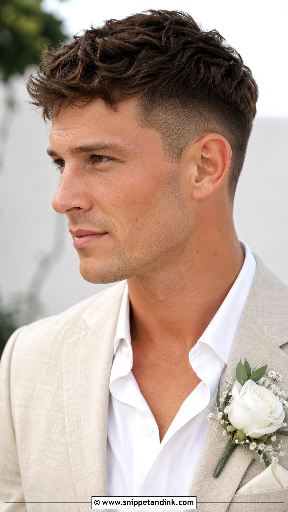 Textured Crop - Snippet and Ink - 25 Wedding Hairstyles for Men
