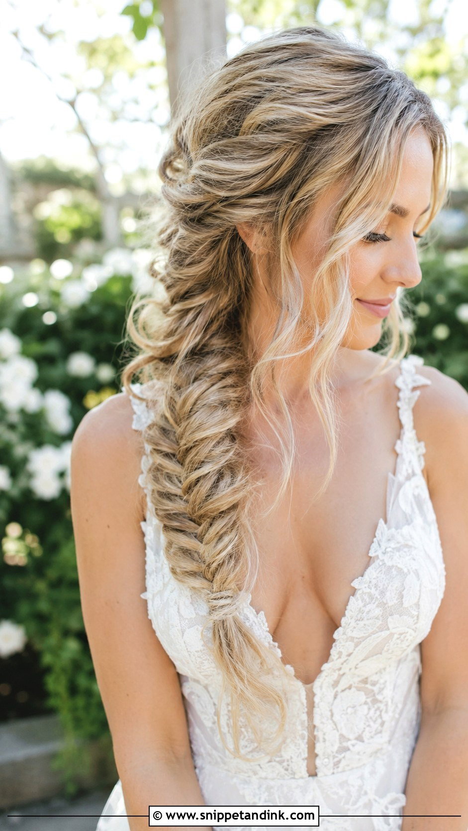 Textured Fishtail Braid - Snippet and Ink - 25 Wedding Hairstyles for Guests