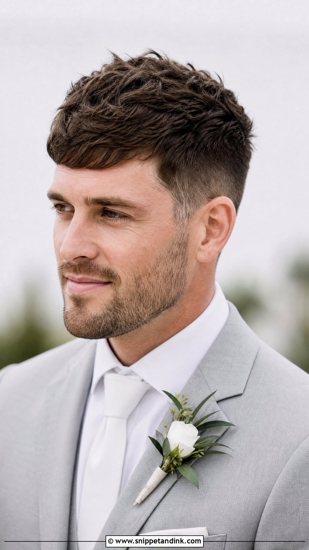 Textured French Crop - Snippet and Ink - 20 Groom Hair Styles
