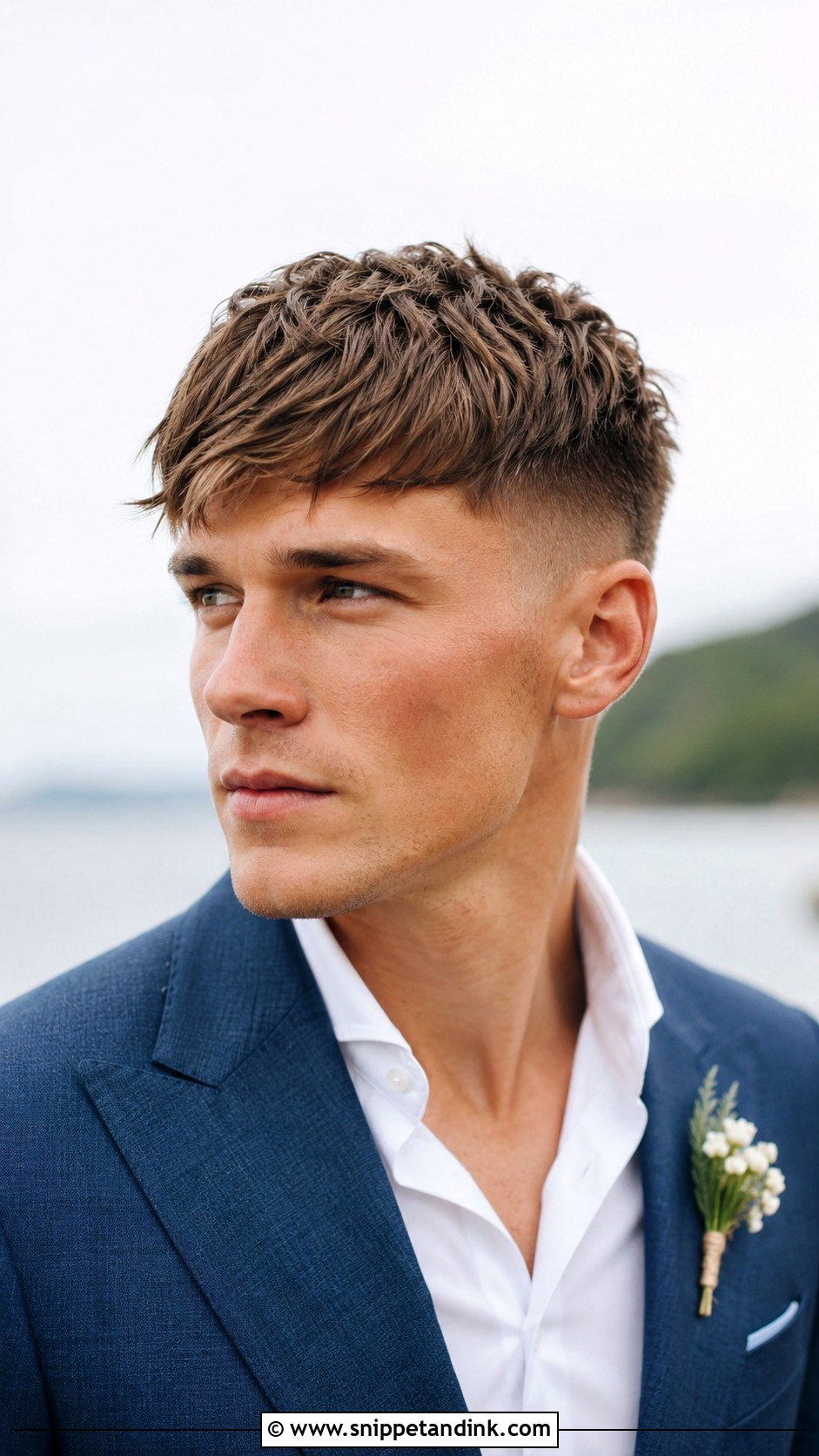 Textured Fringe Haircut - Snippet and Ink - 25 Groom Haircut Ideas