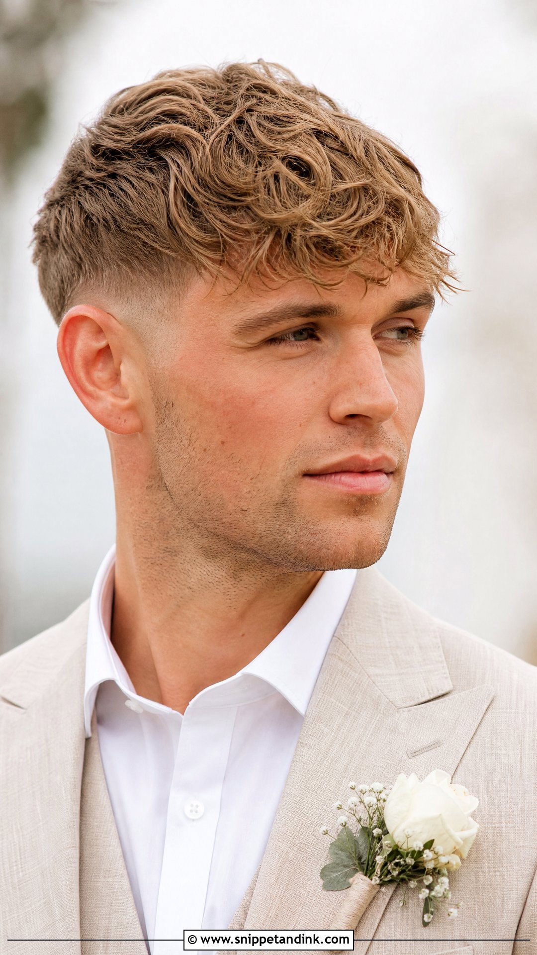 Textured Fringe for Grooms - Snippet and Ink - 20 Men’s Wedding Hair Ideas